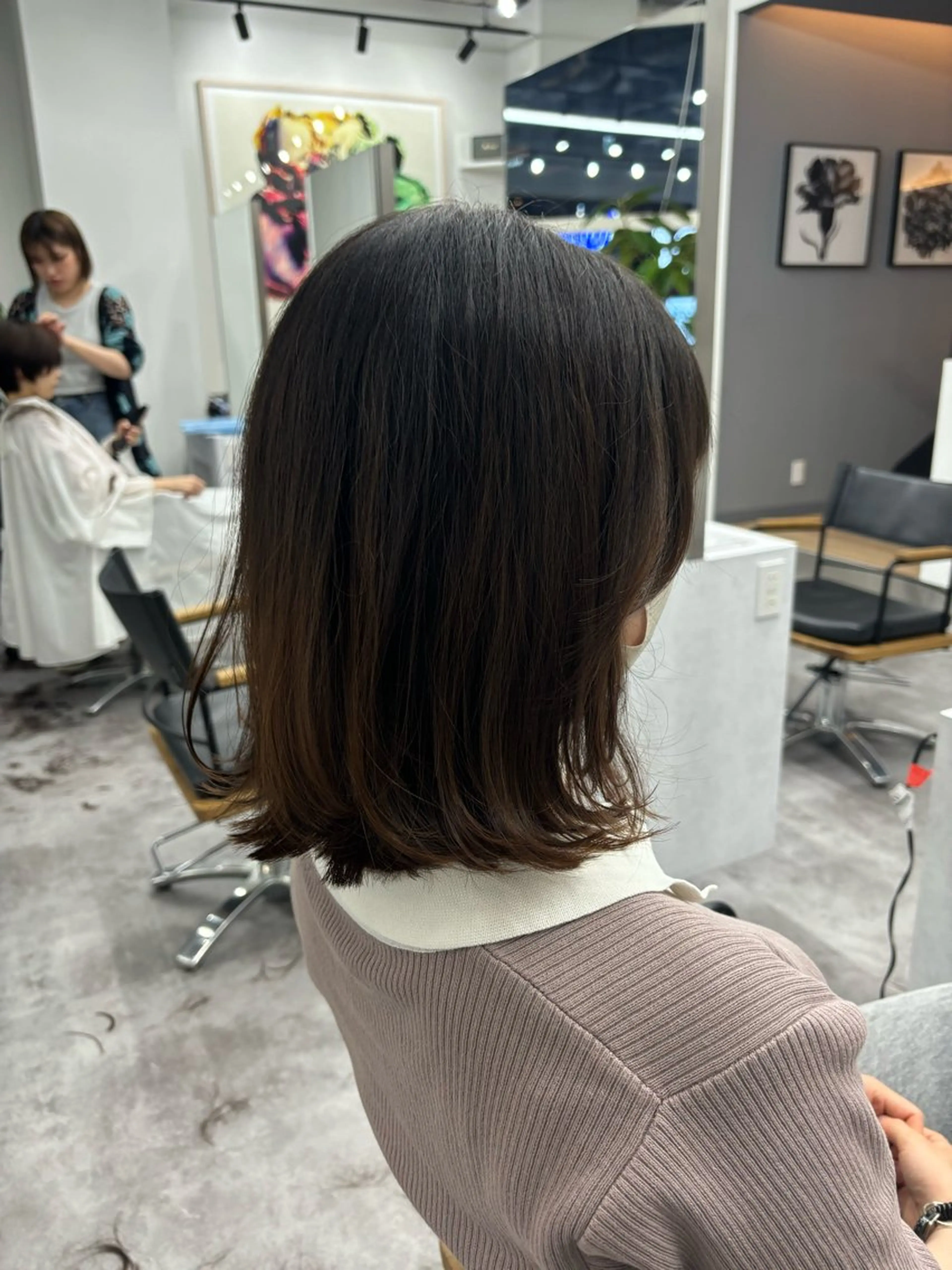 ショート カラー ヘアアレンジ マエダ アズミ🌱のヘアスタイル