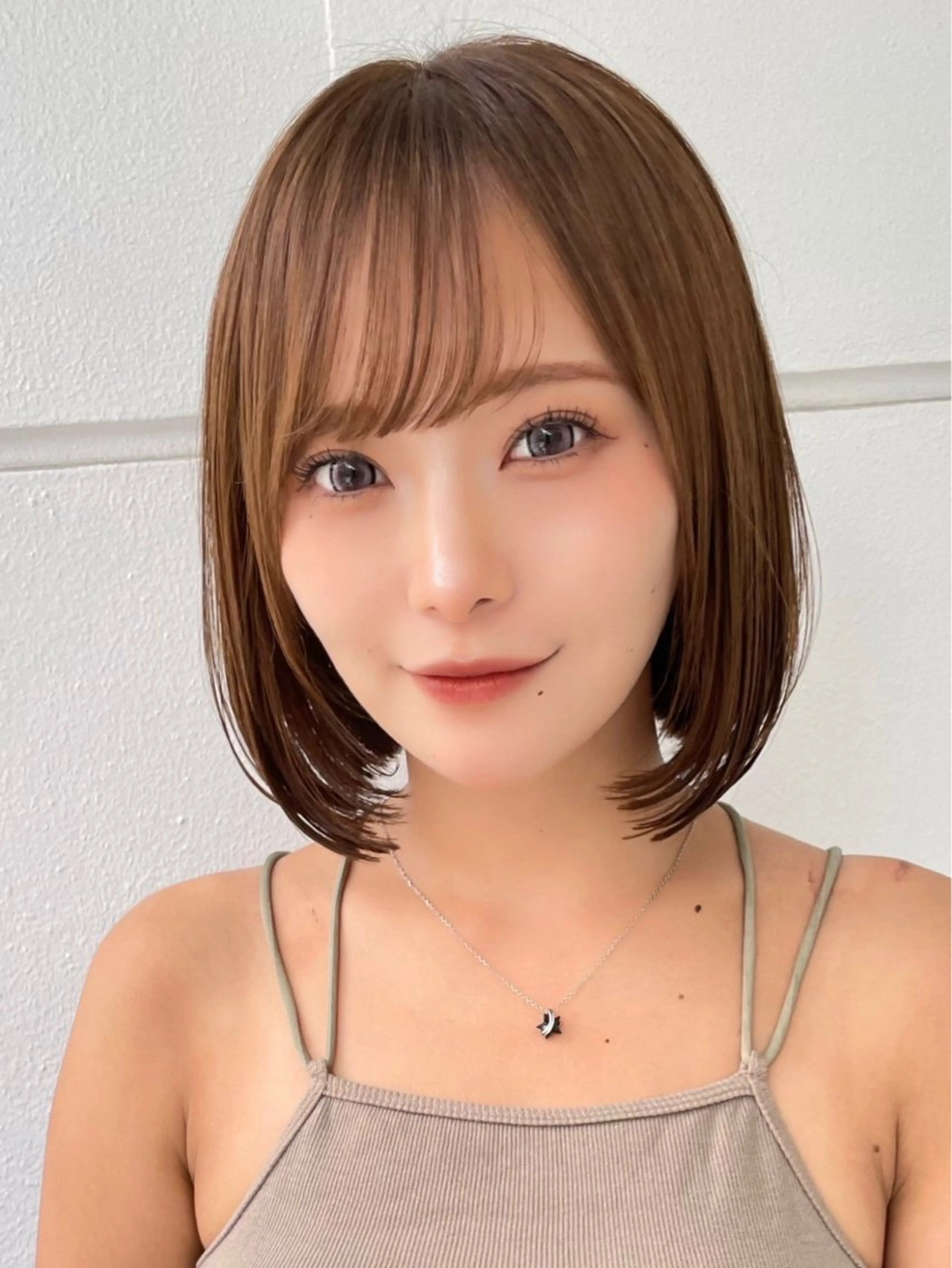 ミディアム 美髪縮毛矯正 /髪質改善のヘアスタイル