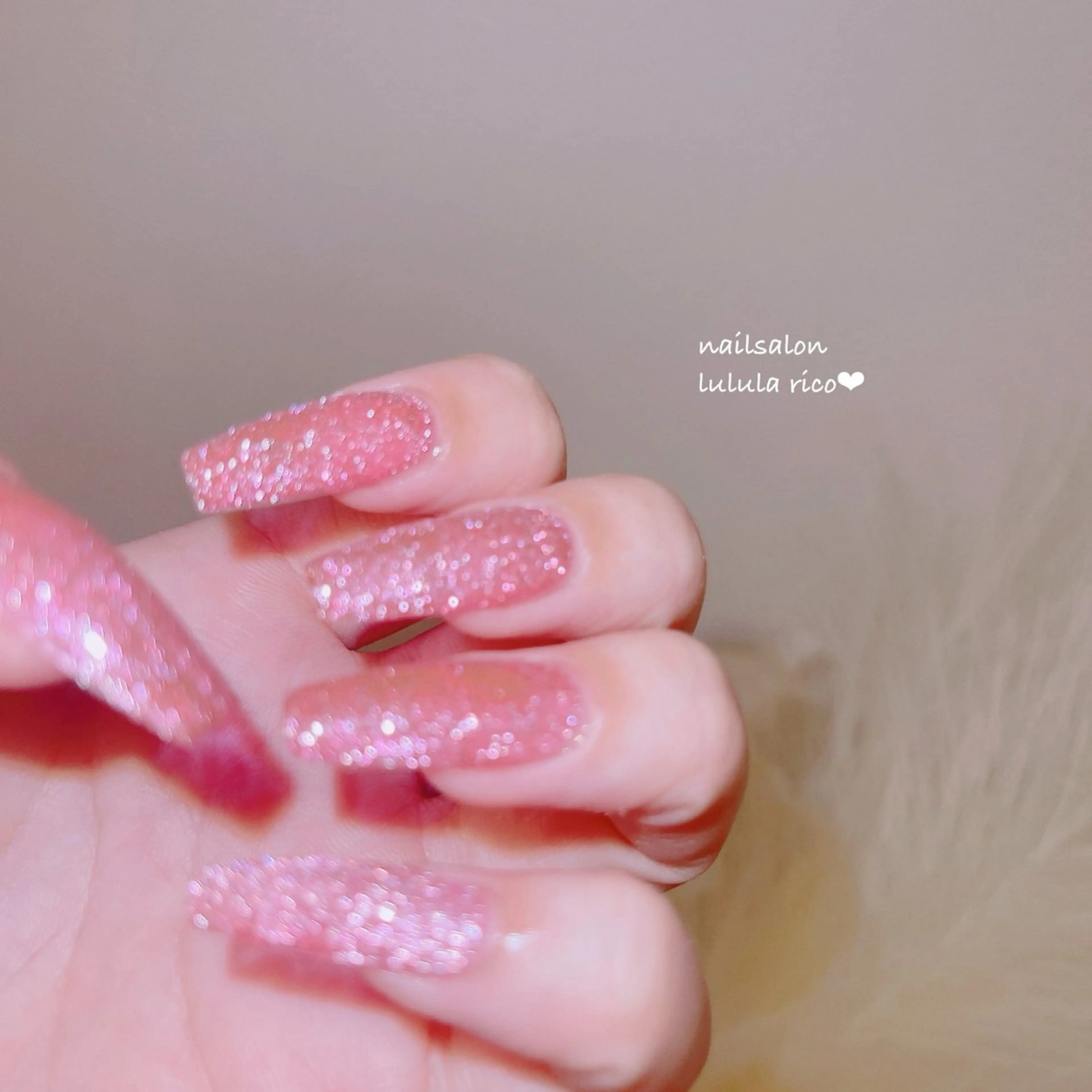 ネイル フラッシュネイル キラキラネイル ラメ(グリッター) マグネットネイル 🎀lulula rico🐇🤍のエステ・リラクイメージ