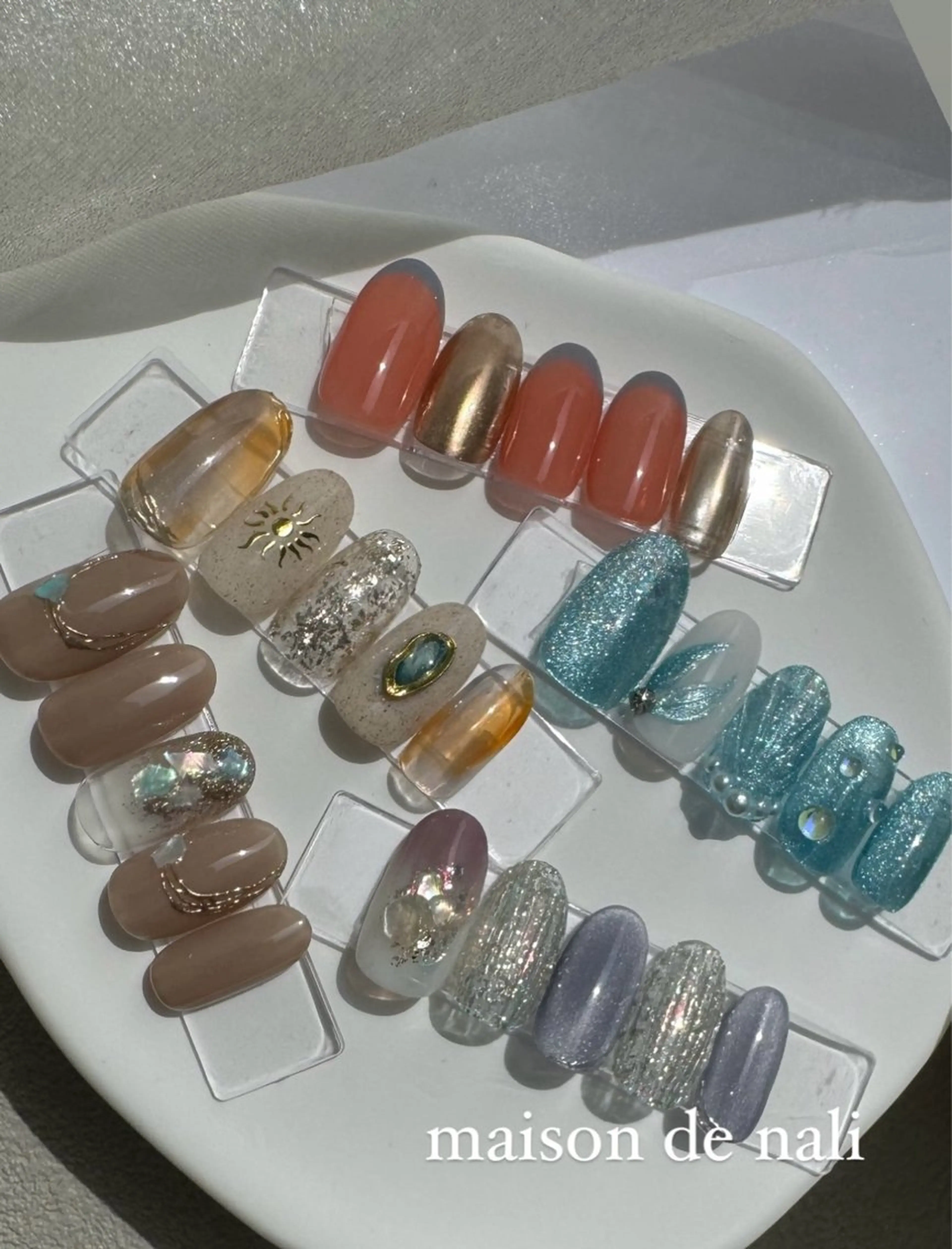 ネイル ハンドネイル maison de NALI ୨ৎ 鶴田のネイルデザイン