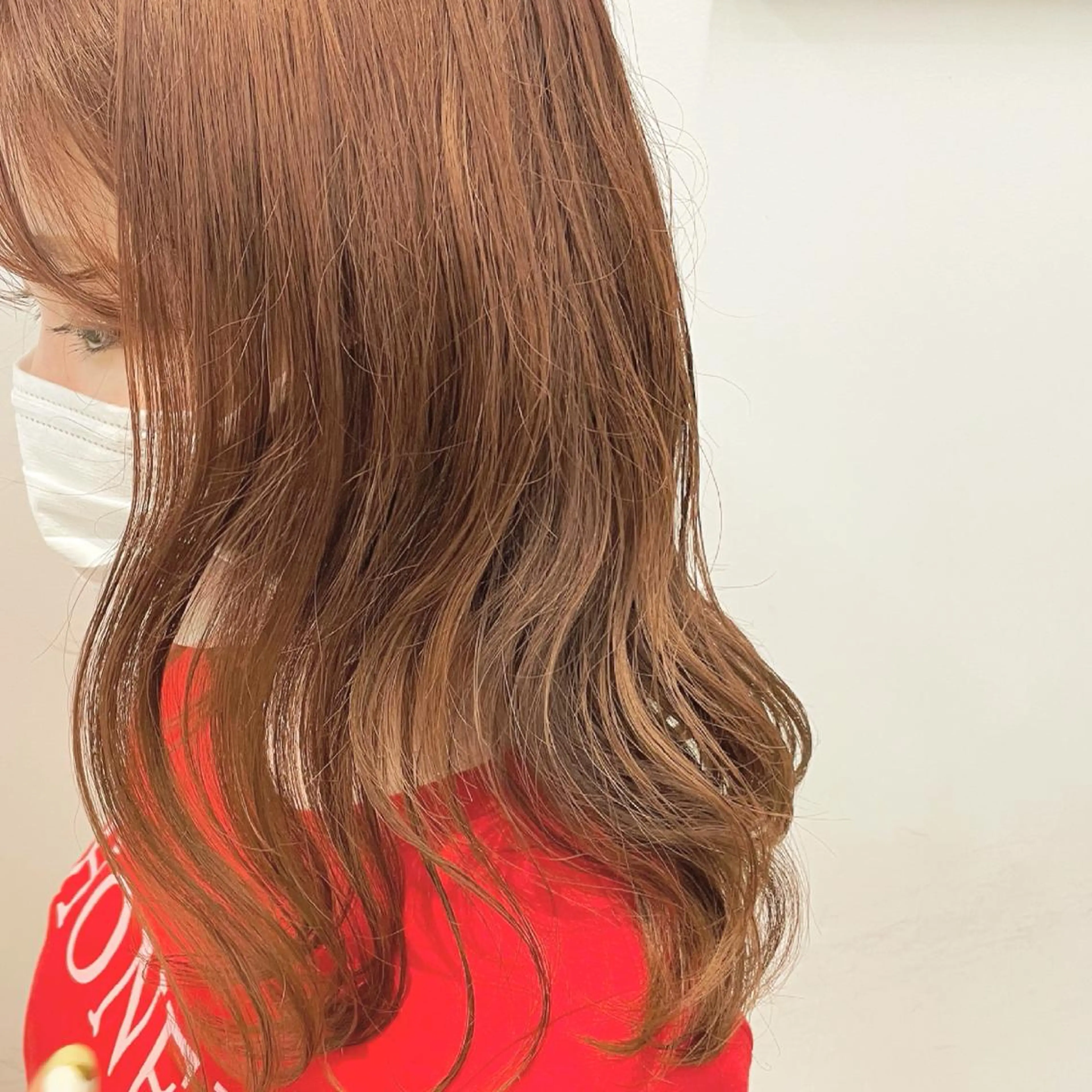 セミロング カラー ヘアアレンジ Saki サキのヘアスタイル