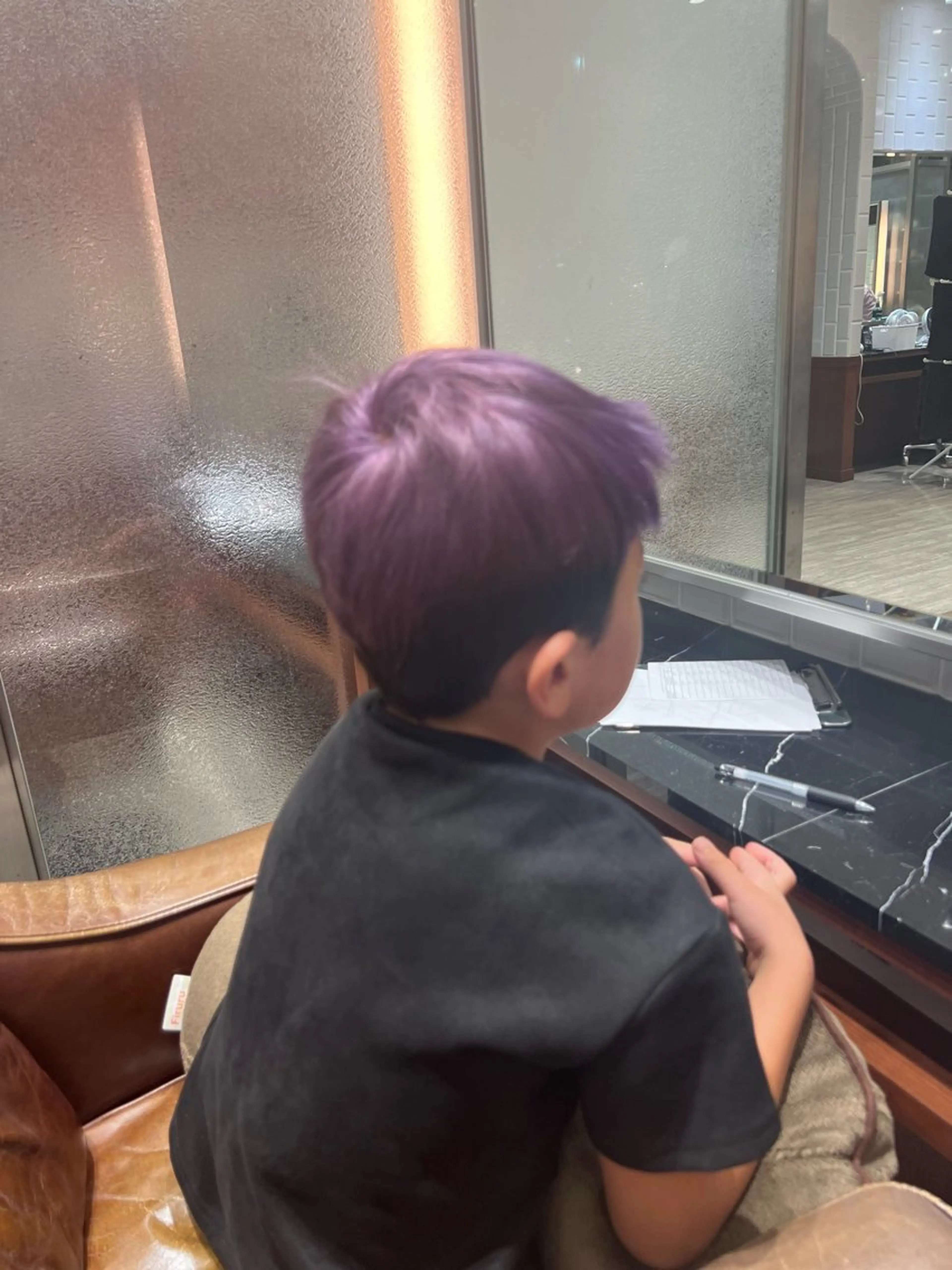 ショート カラー メンズ キッズ メンズブリーチ 刈り上げ ブリーチ ヘアカラー 山田 美幸のヘアスタイル