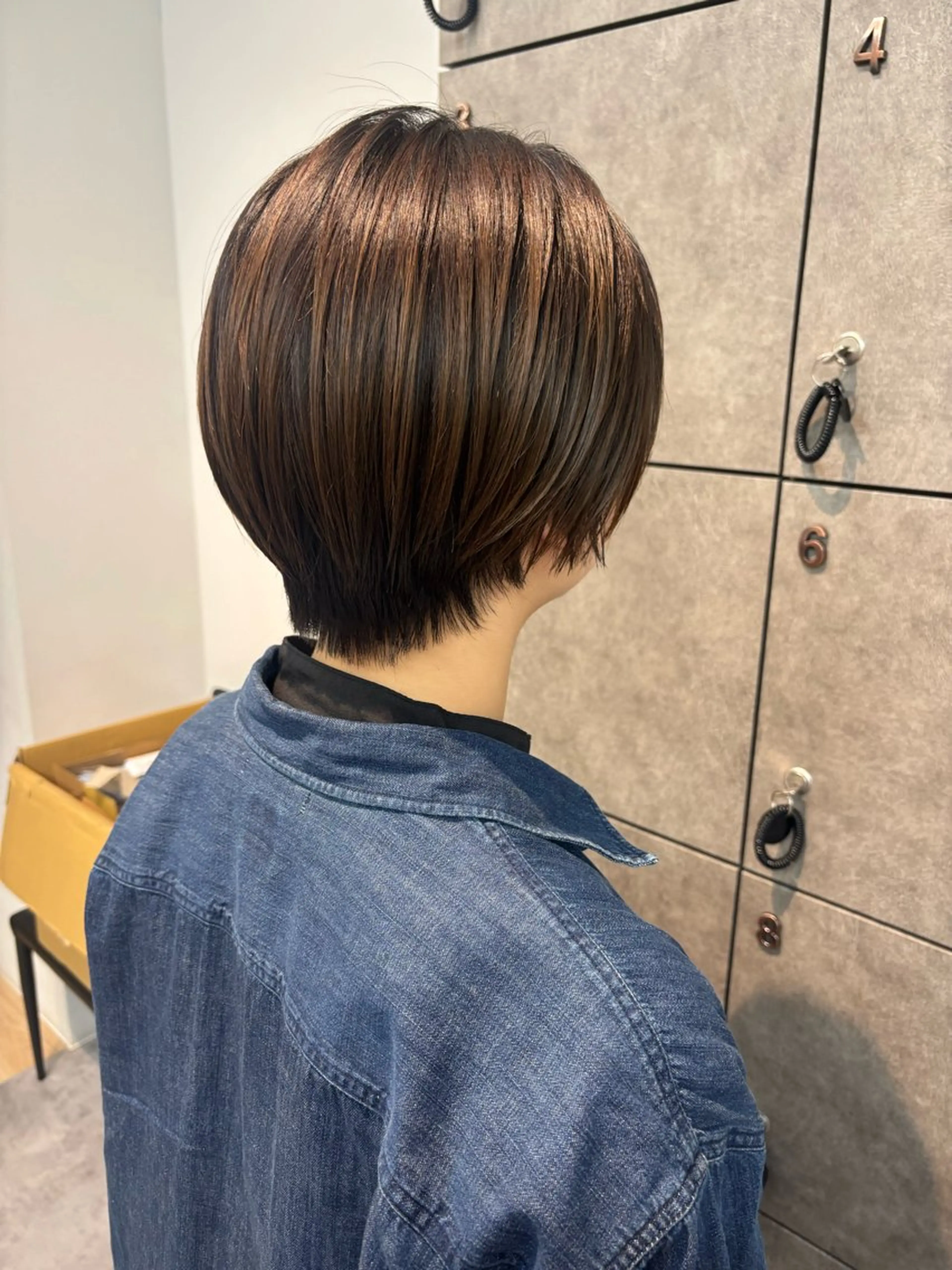 ショート カラー ヘアアレンジ マエダ アズミ🌱のヘアスタイル