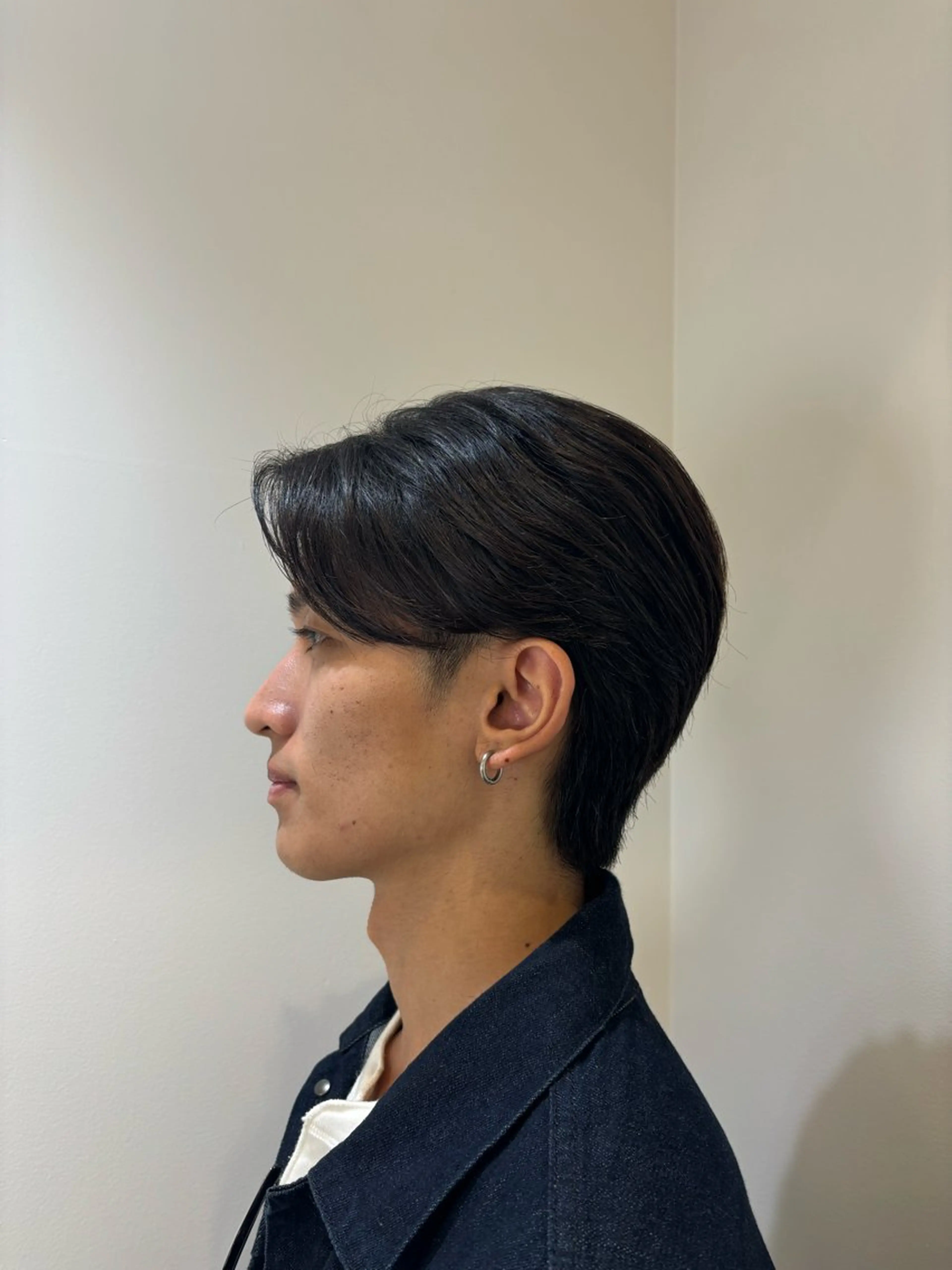 メンズ メンズパーマ メンズショート ツーブロック 刈り上げ カット メンズ特化透明感 ブリーチカラー/りんのヘアスタイル