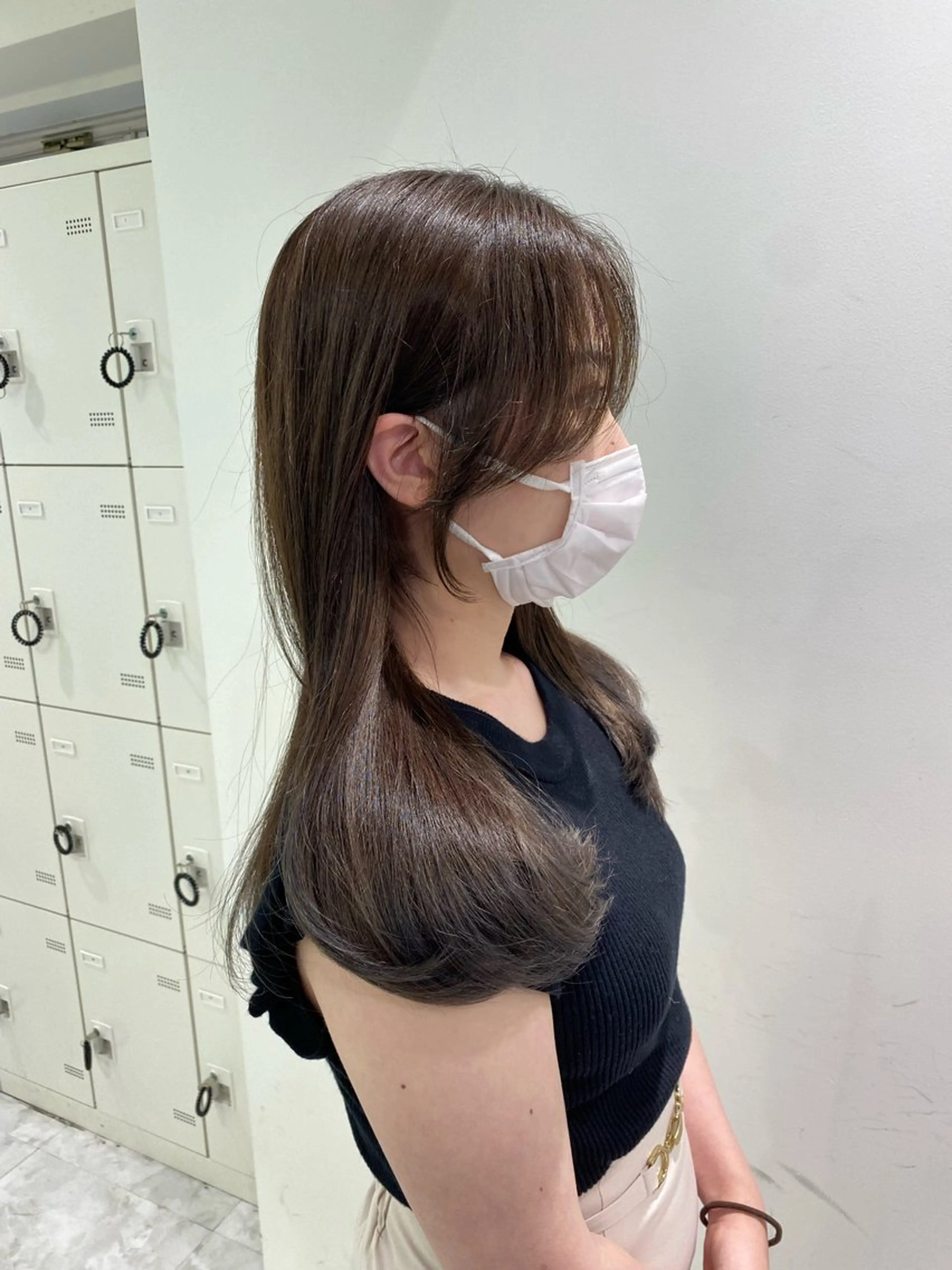 ロング カラー 顔周りカット カット ヘアカラー トリートメント 💖トレンド秋冬 カラー💖FUTAのヘアスタイル