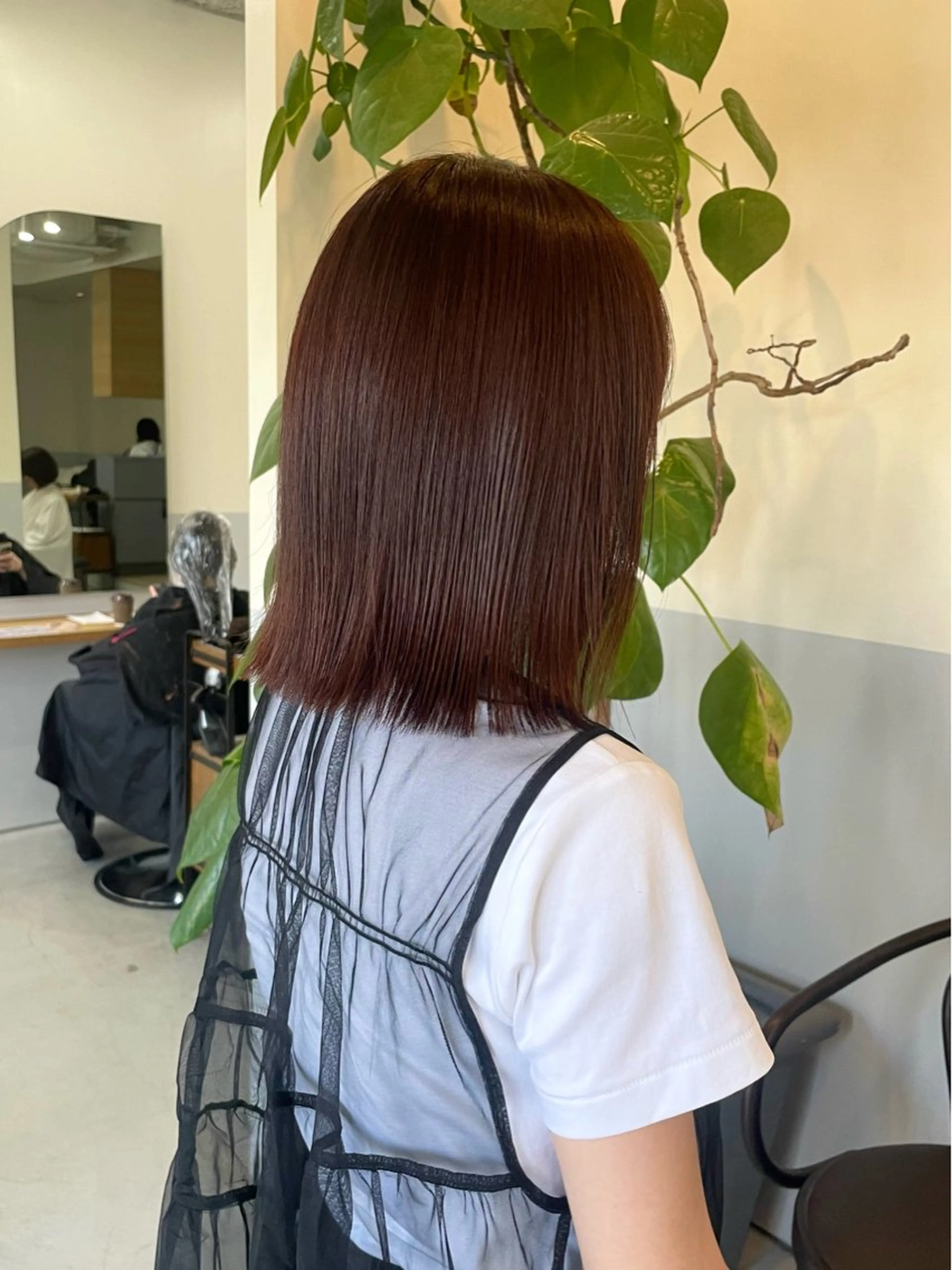ミディアム basho ノエ.／カットモデルのヘアスタイル