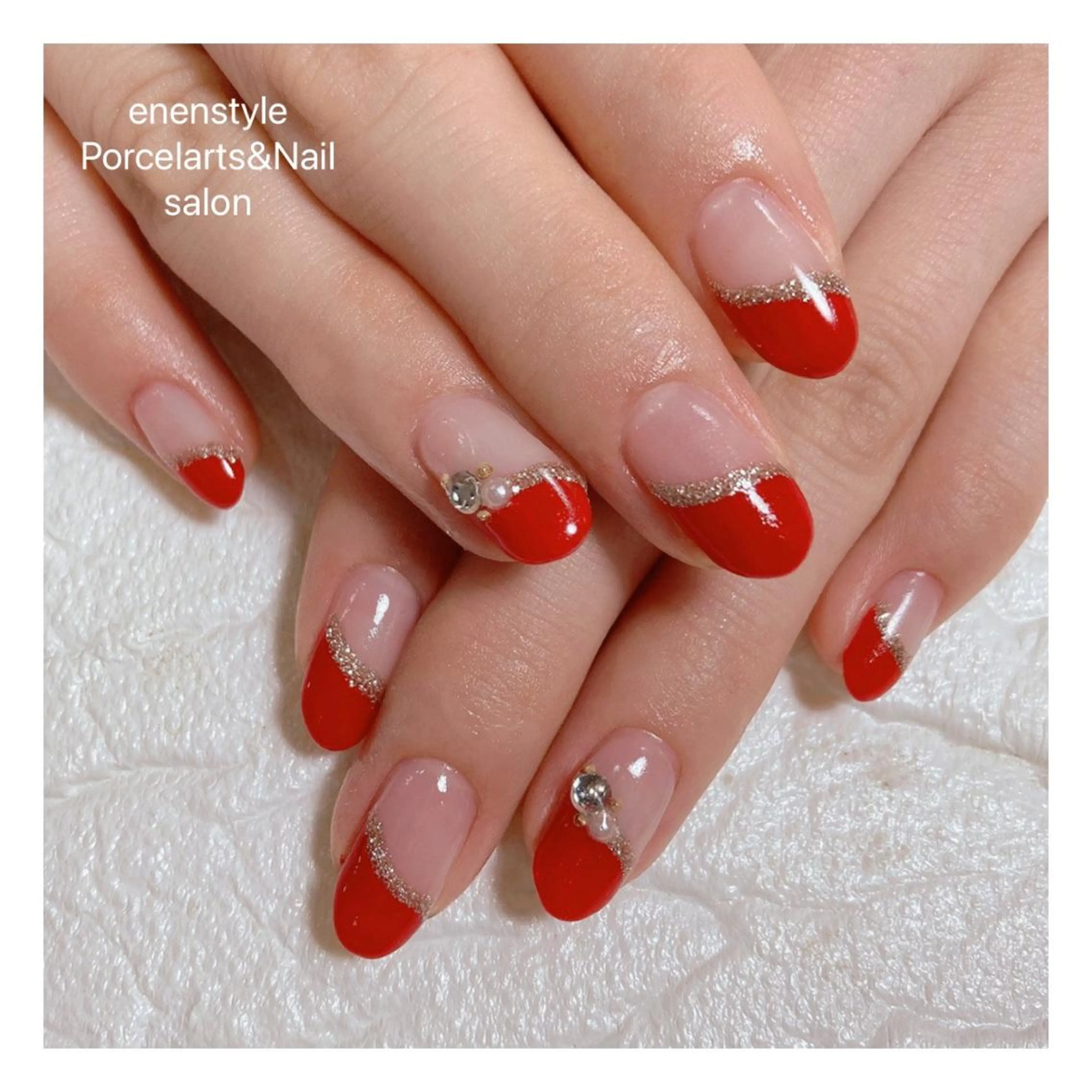 ミディアム ネイル 👑enen style👑のネイルデザイン