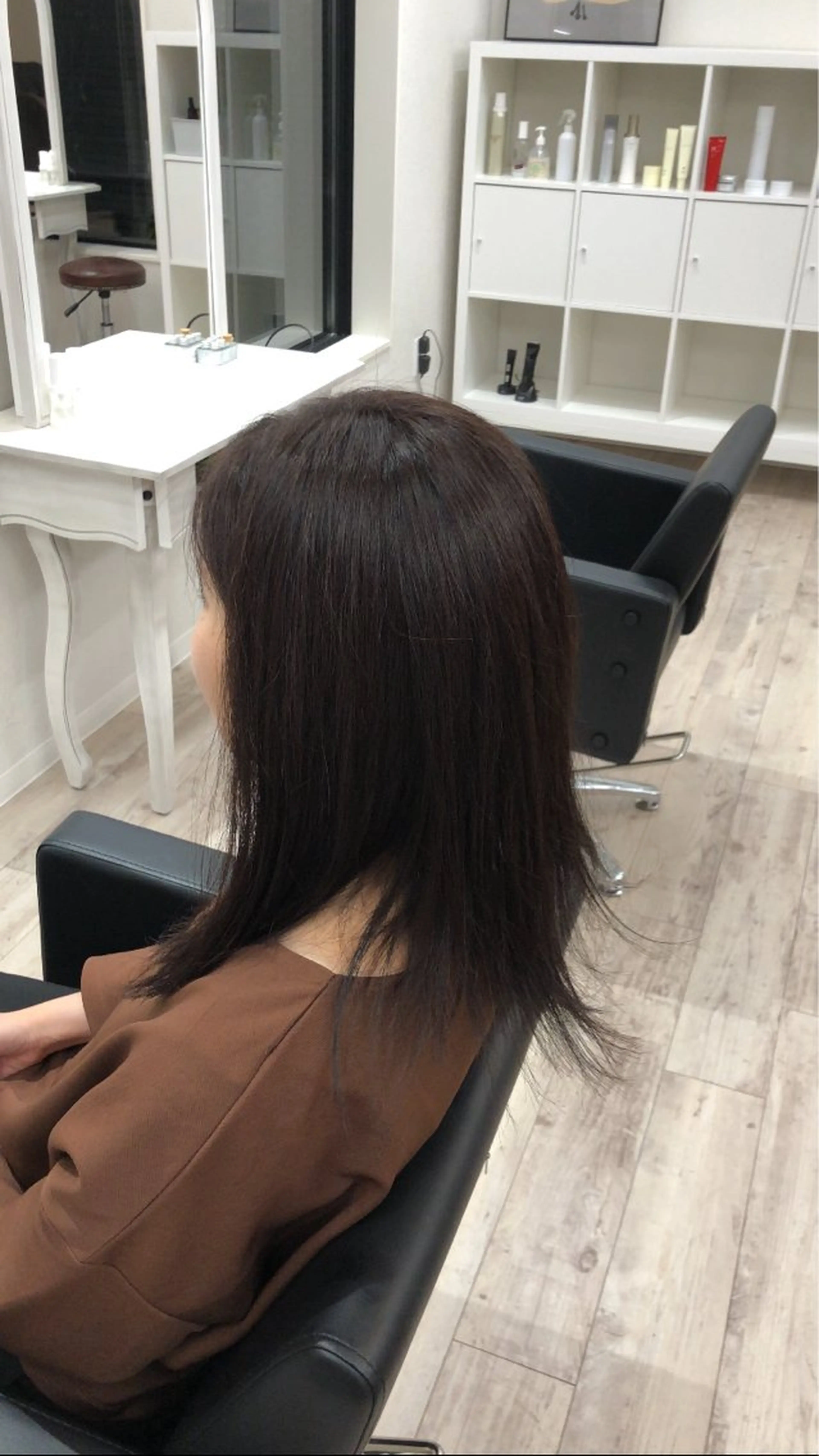 セミロング カラー ヘアカラー Lino hair YOKOのヘアスタイル