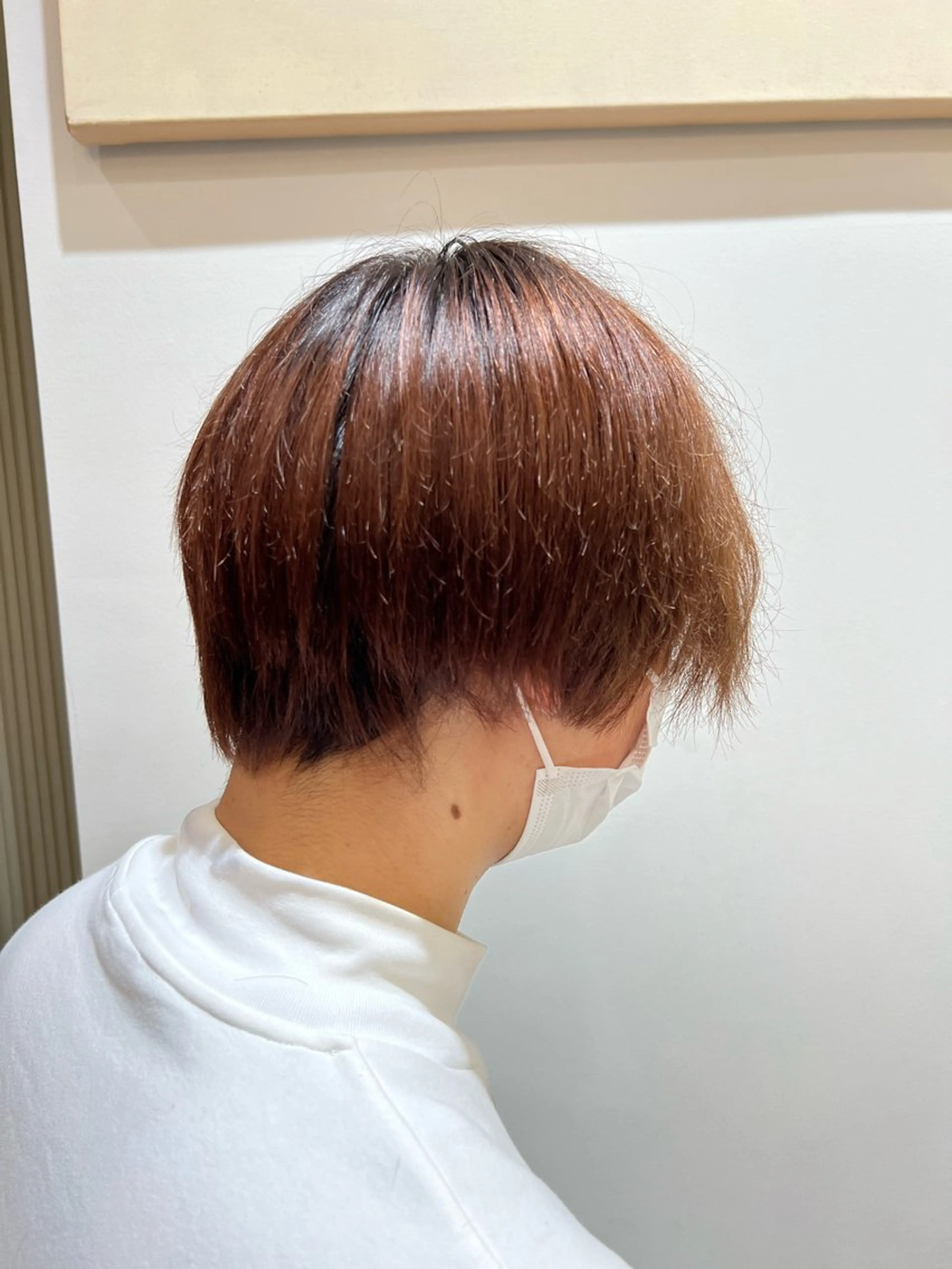 カラー メンズ メンズブリーチ ブリーチ ブラウンカラー ブリーチなしカラー オレンジ 【似合わせカラー】 西口嶺河のヘアスタイル