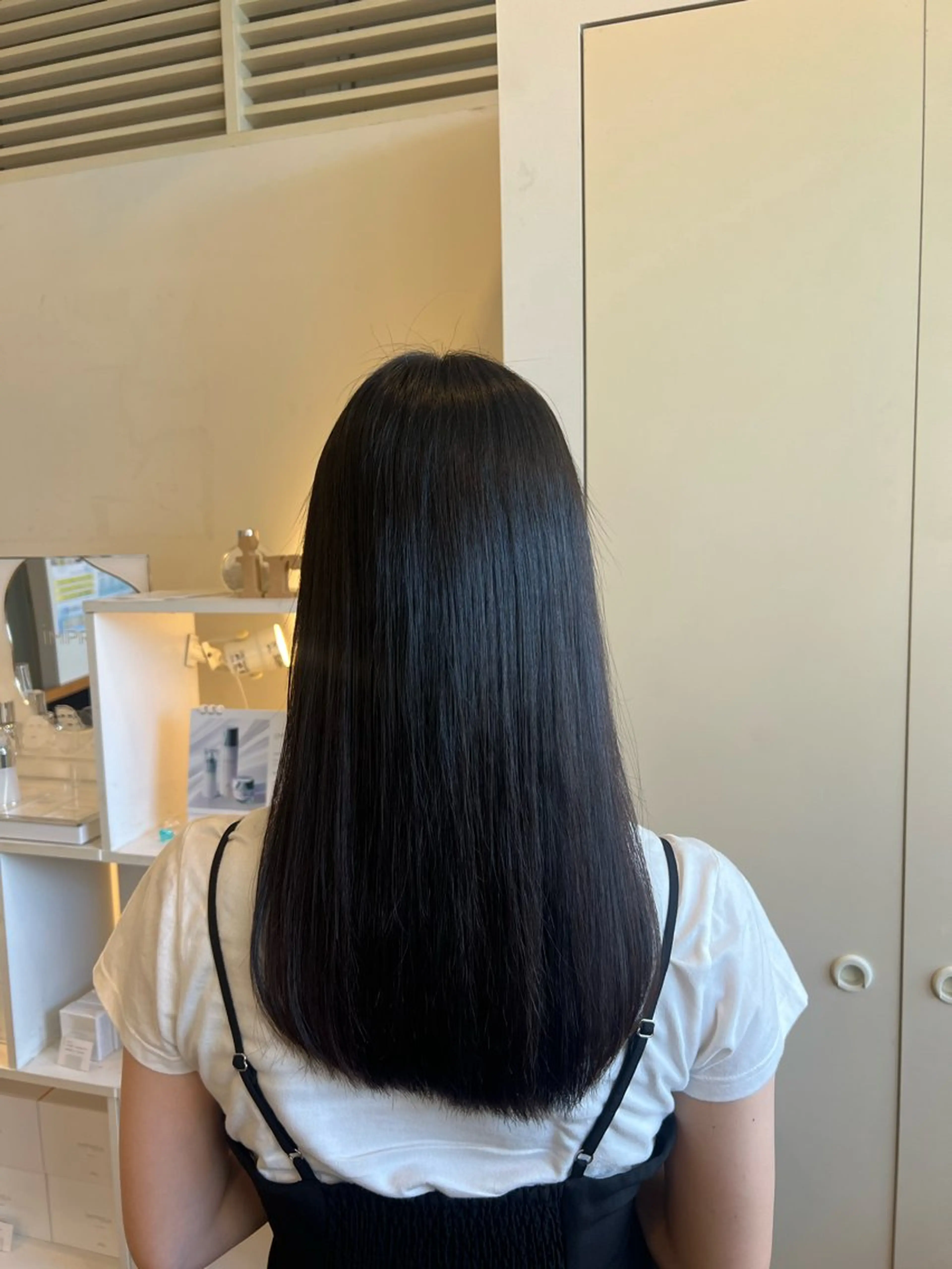 ロング パーマ カット 縮毛矯正 トリートメント 竹添 有梨沙のヘアスタイル
