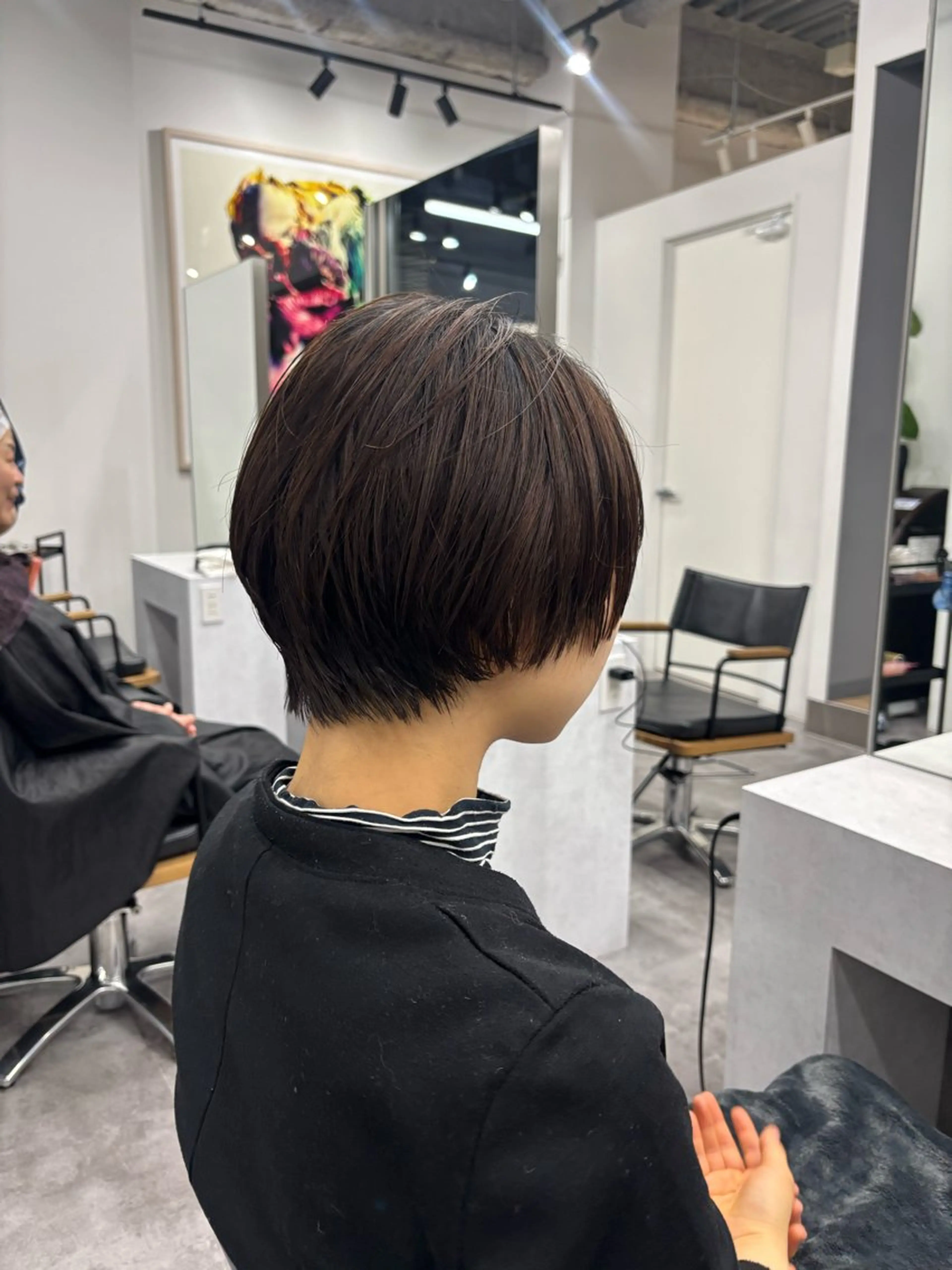 ショート カラー ヘアアレンジ マエダ アズミ🌱のヘアスタイル