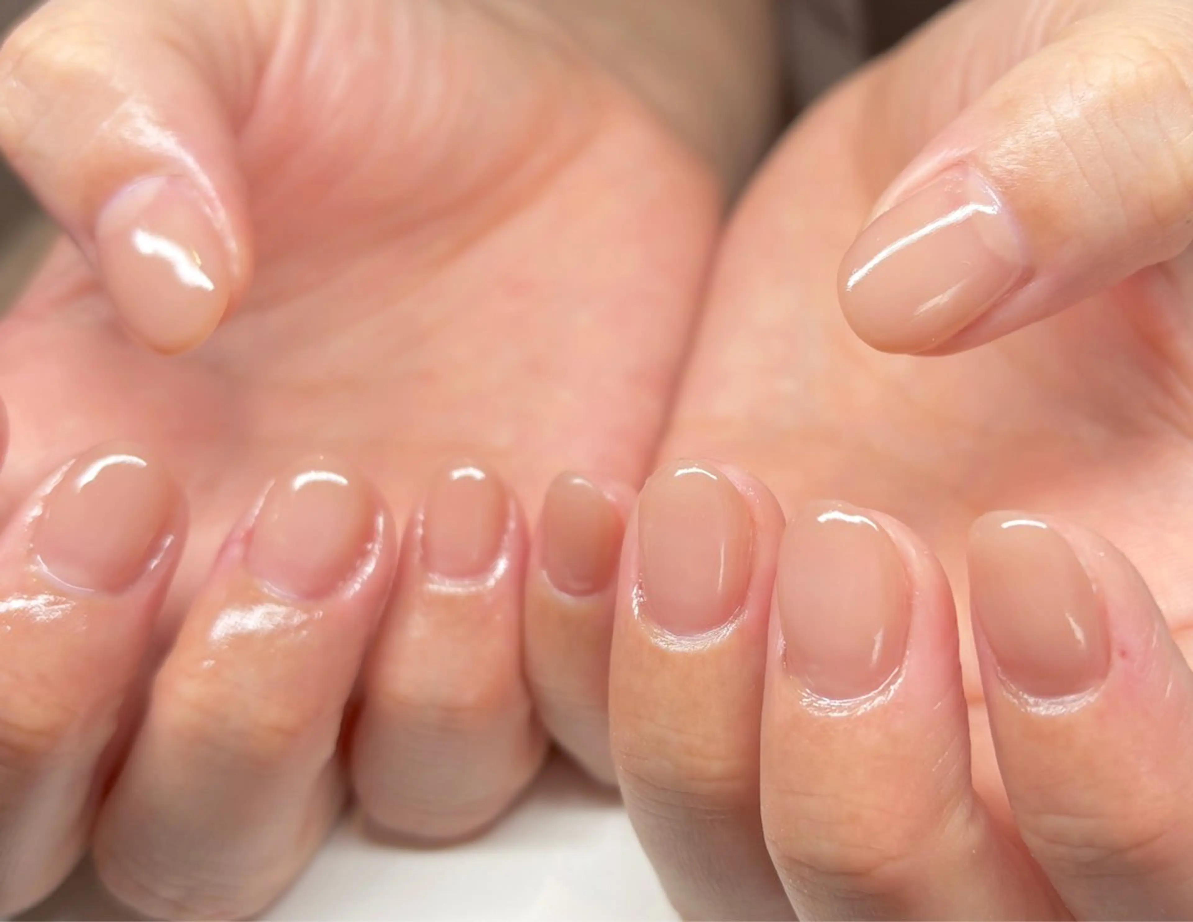 ネイル 長さ出し 持ち込み ワンカラーネイル 春ネイル ハンドネイル N.style所属・Ｎ. styleのネイルデザイン