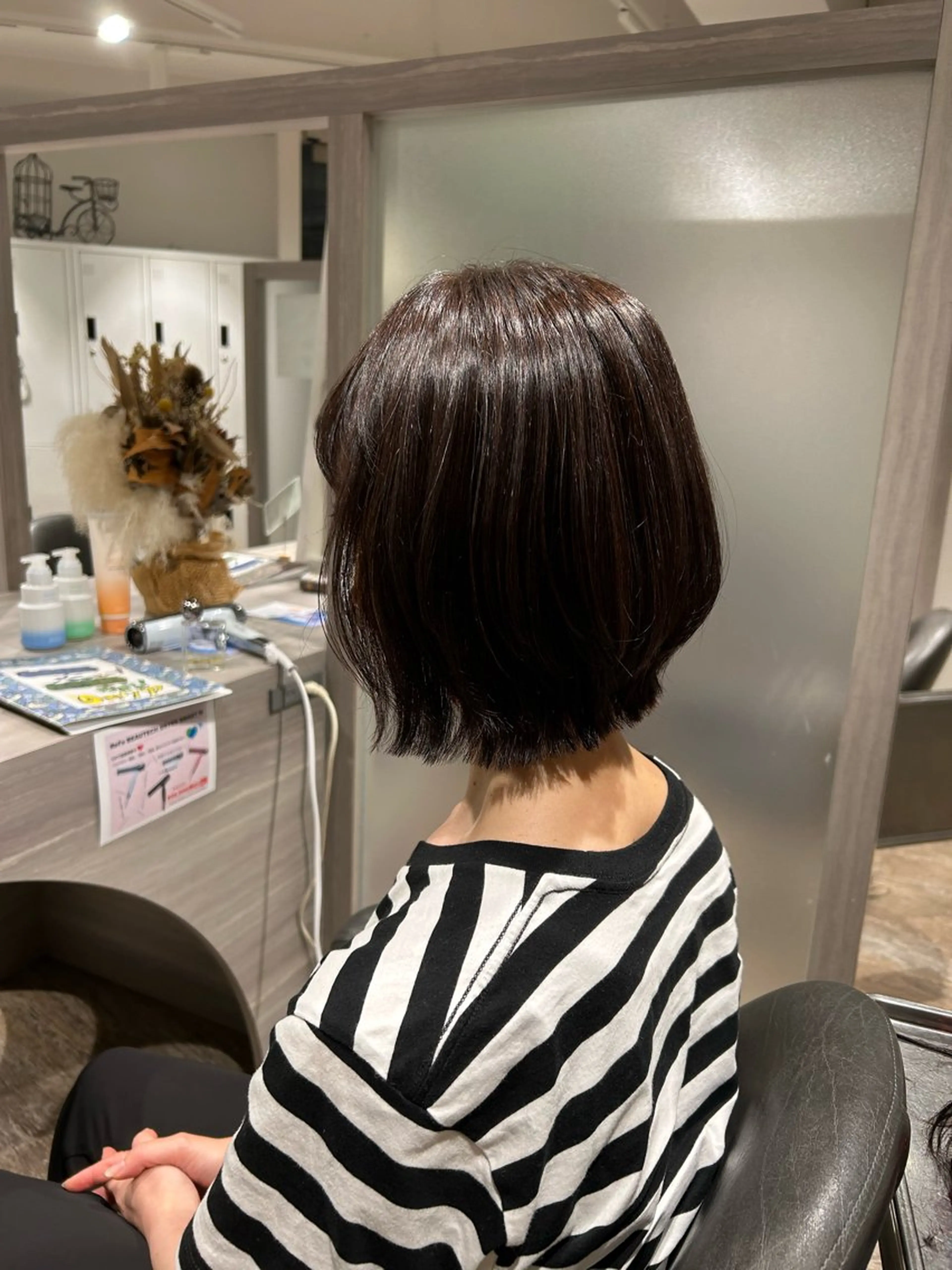 ショート くびれヘア くびれレイヤー レイヤーカット カット hair＆make CIEL所属・武井 哉子のヘアスタイル