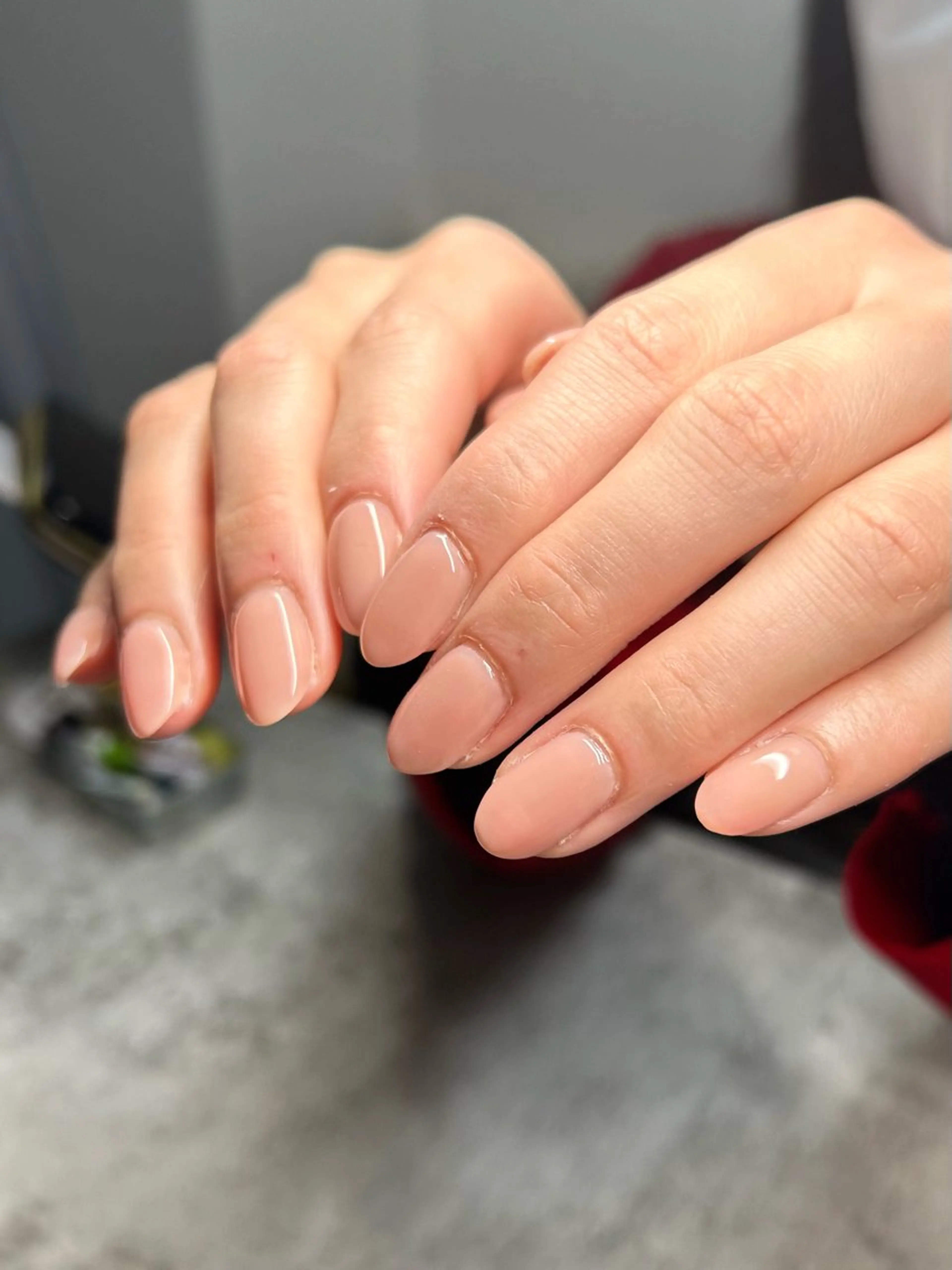 ネイル 氷ネイル・うるうるネイル ハンドネイル ten nail salon　かえでのネイルデザイン