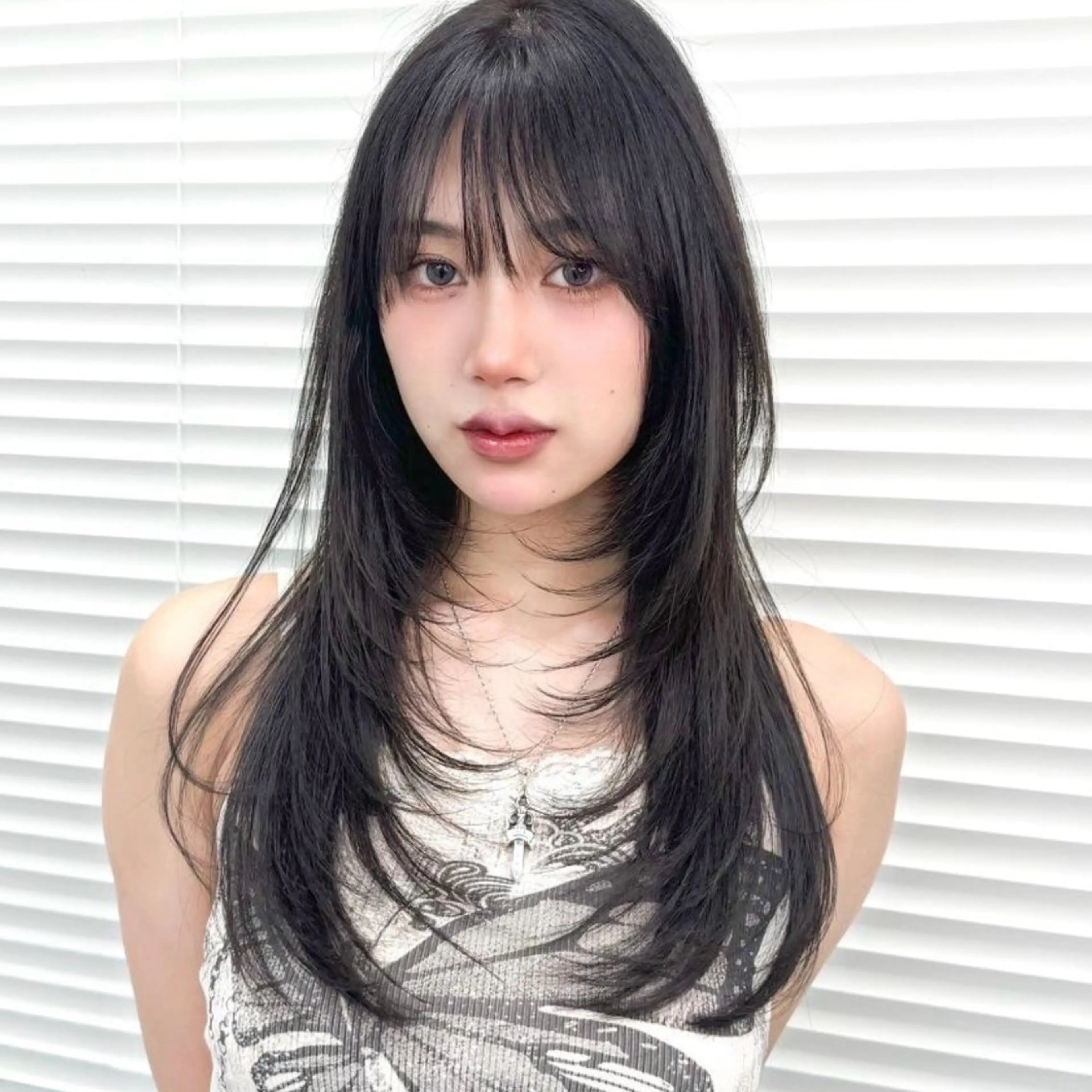 ミディアム カラー 🤍横浜ブリーチ /レイヤーカット🤍のヘアスタイル