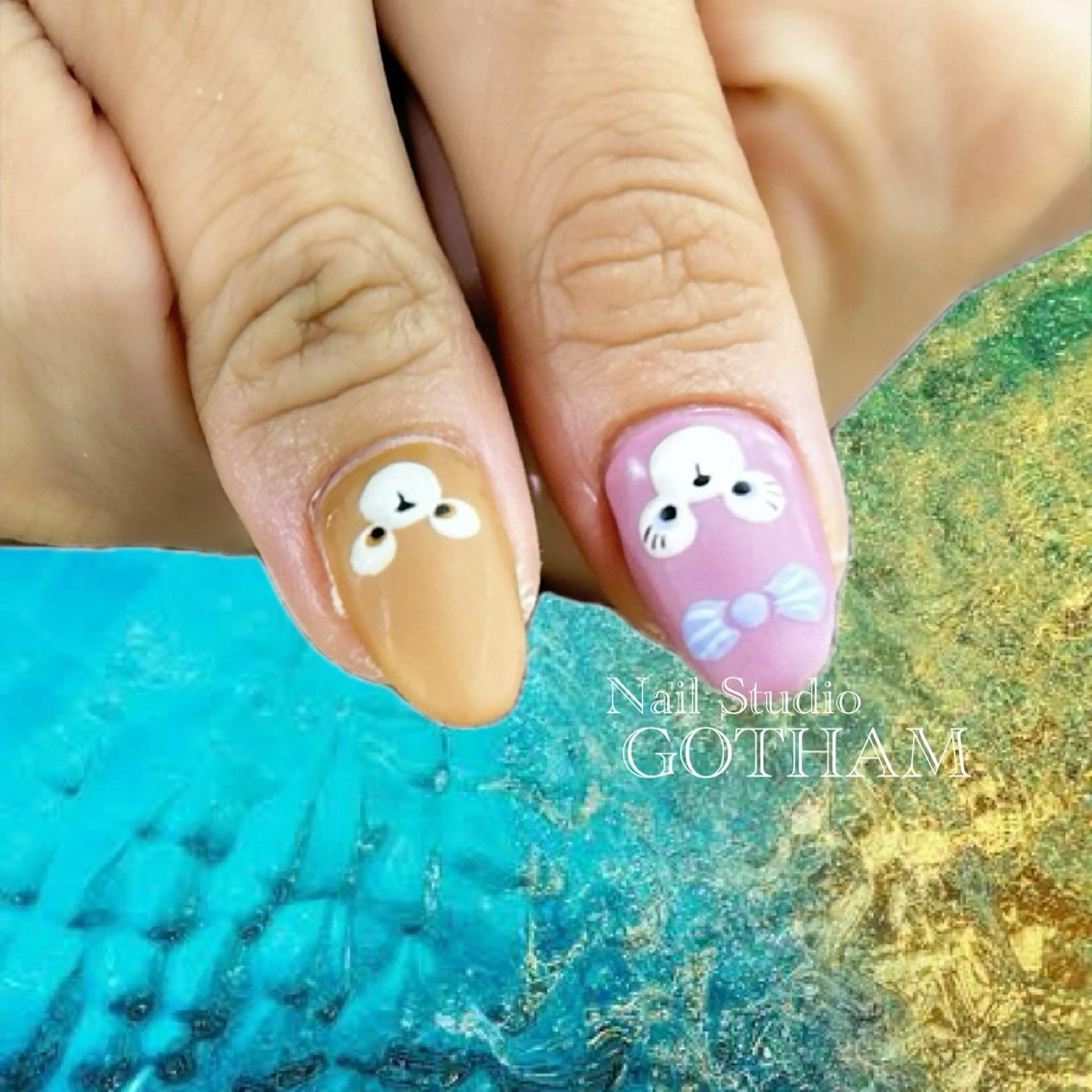 ネイル ハンドネイル Nail Studio GOTHAM所属・高円寺駅からすぐ🌈 ネイルGOTHAMのネイルデザイン