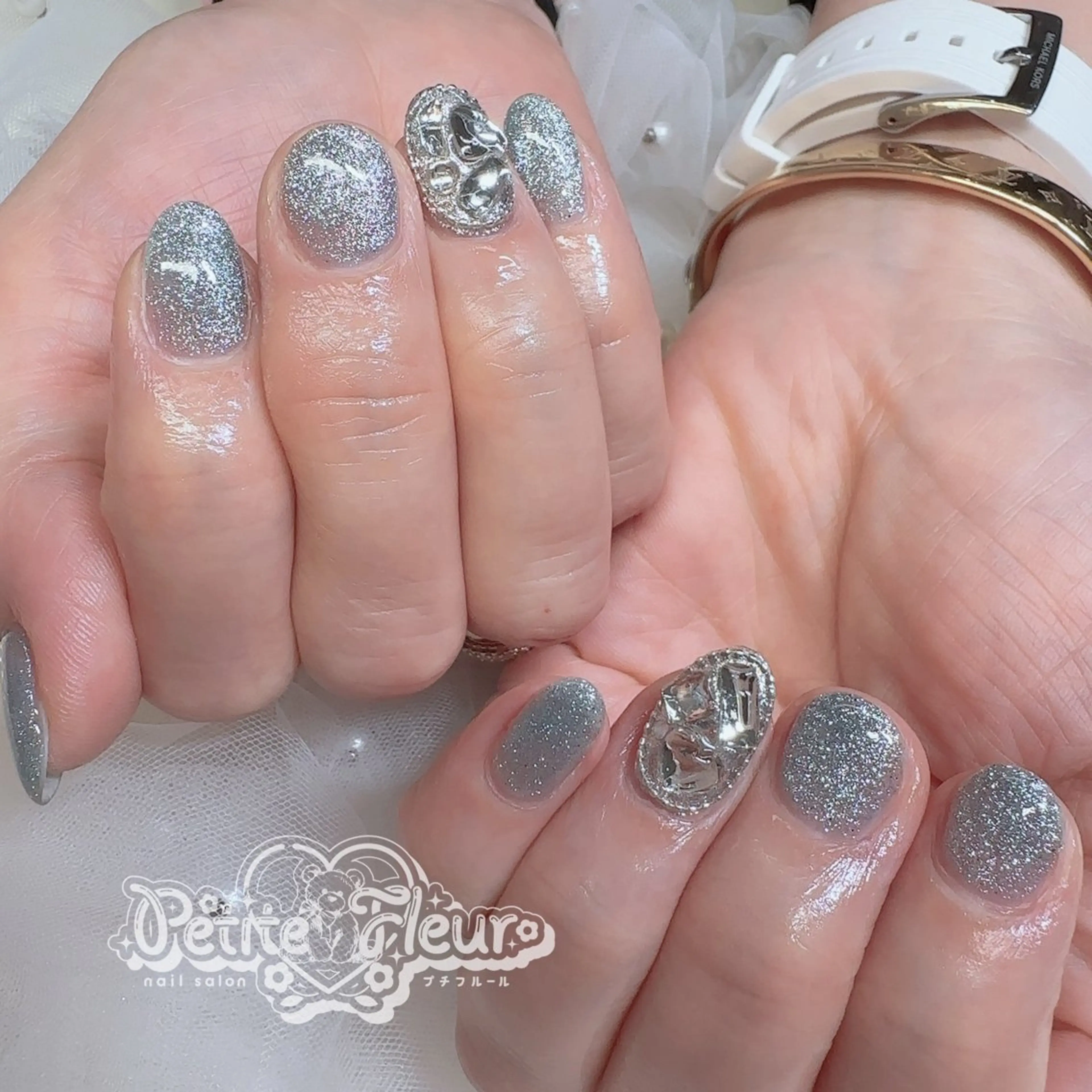 ネイル ハンドネイル ❁⃘*。Petite fleur❁⃘*りさのネイルデザイン