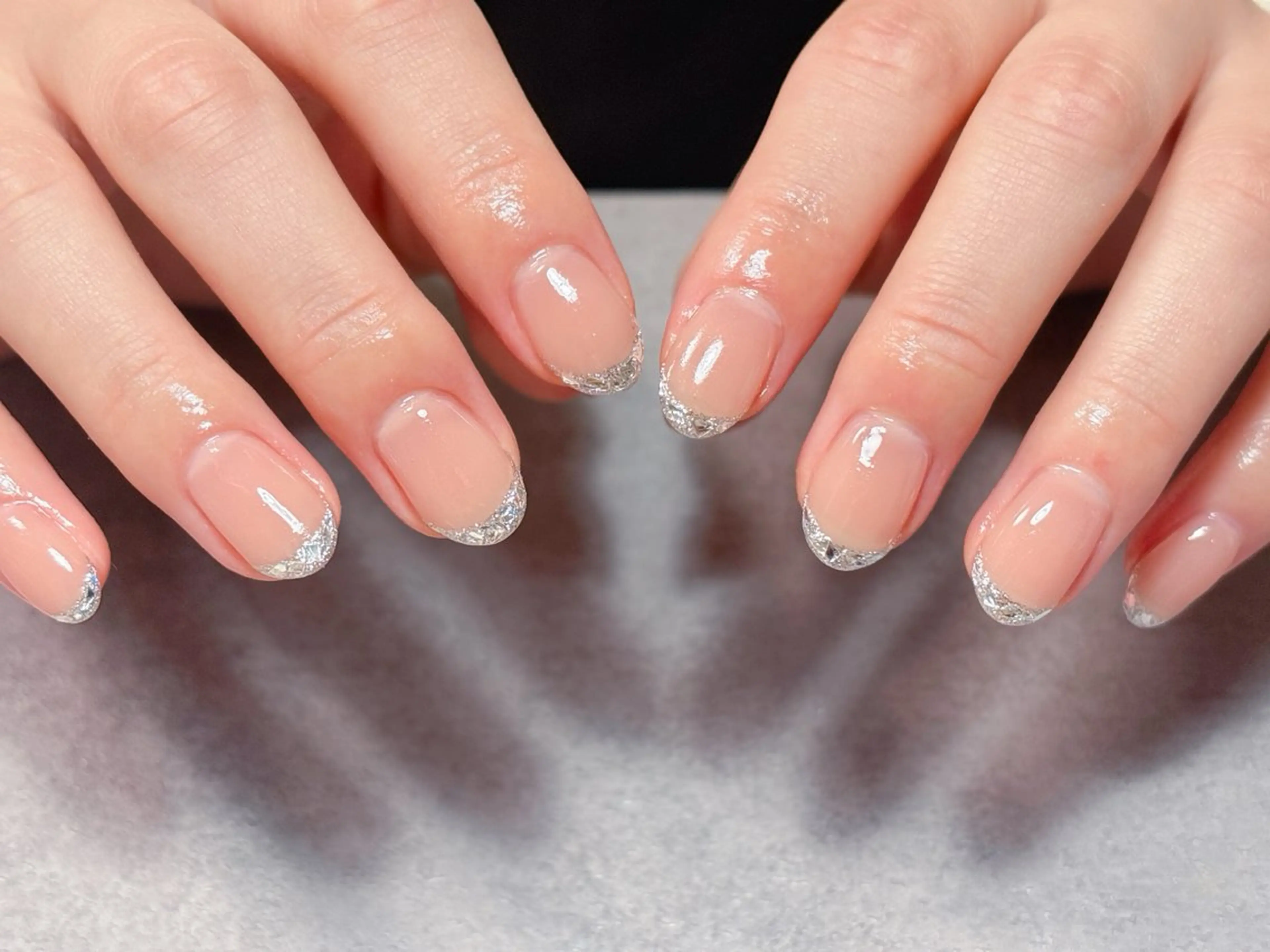 ネイル アートネイル オーロラネイル チークネイル フラッシュネイル フラワーネイル ハンドネイル ハンドケア ゆ か_Nails💫のネイルデザイン