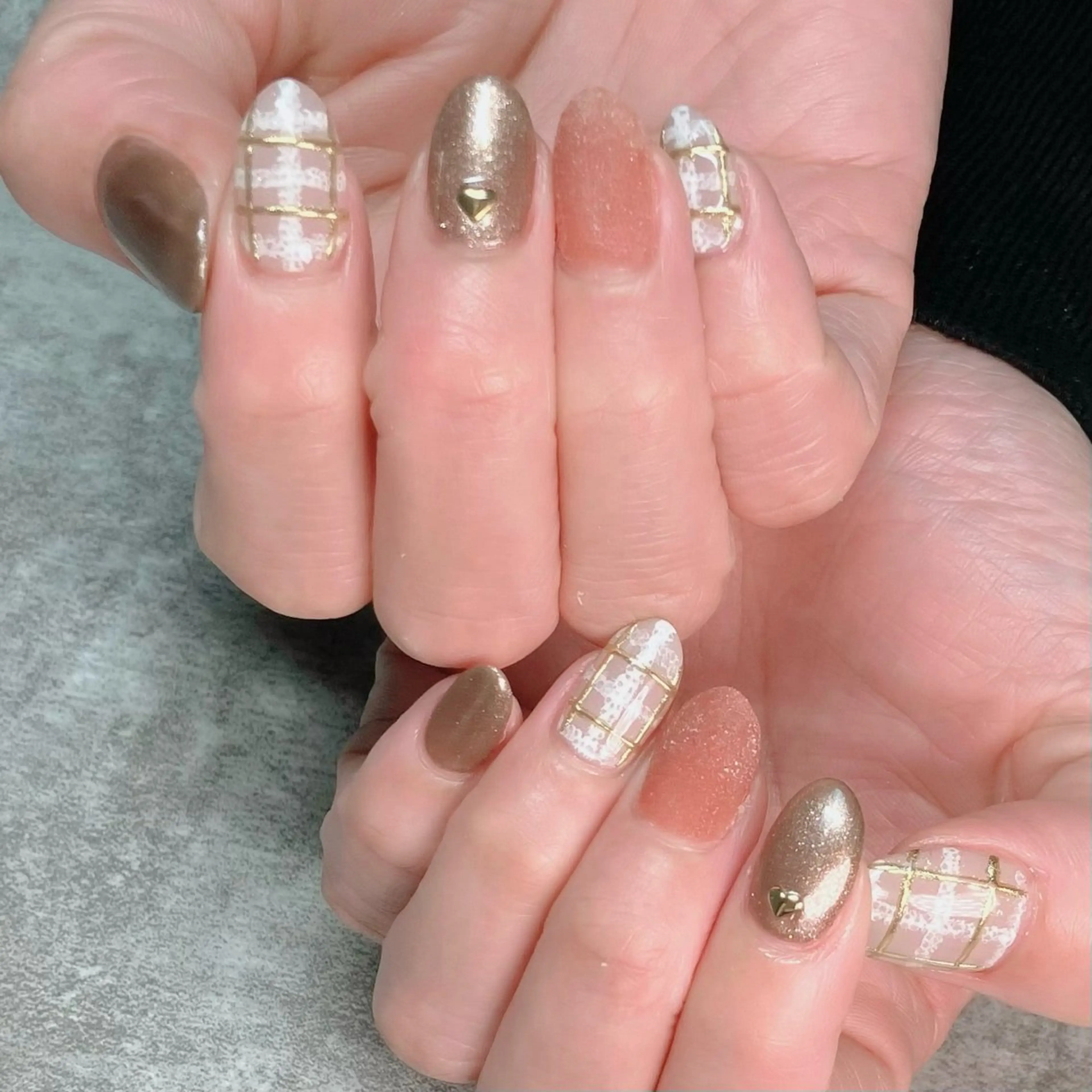 ネイル ハンドネイル ハンドケア haleyume所属・shino🌟 痛ネイルのネイルデザイン