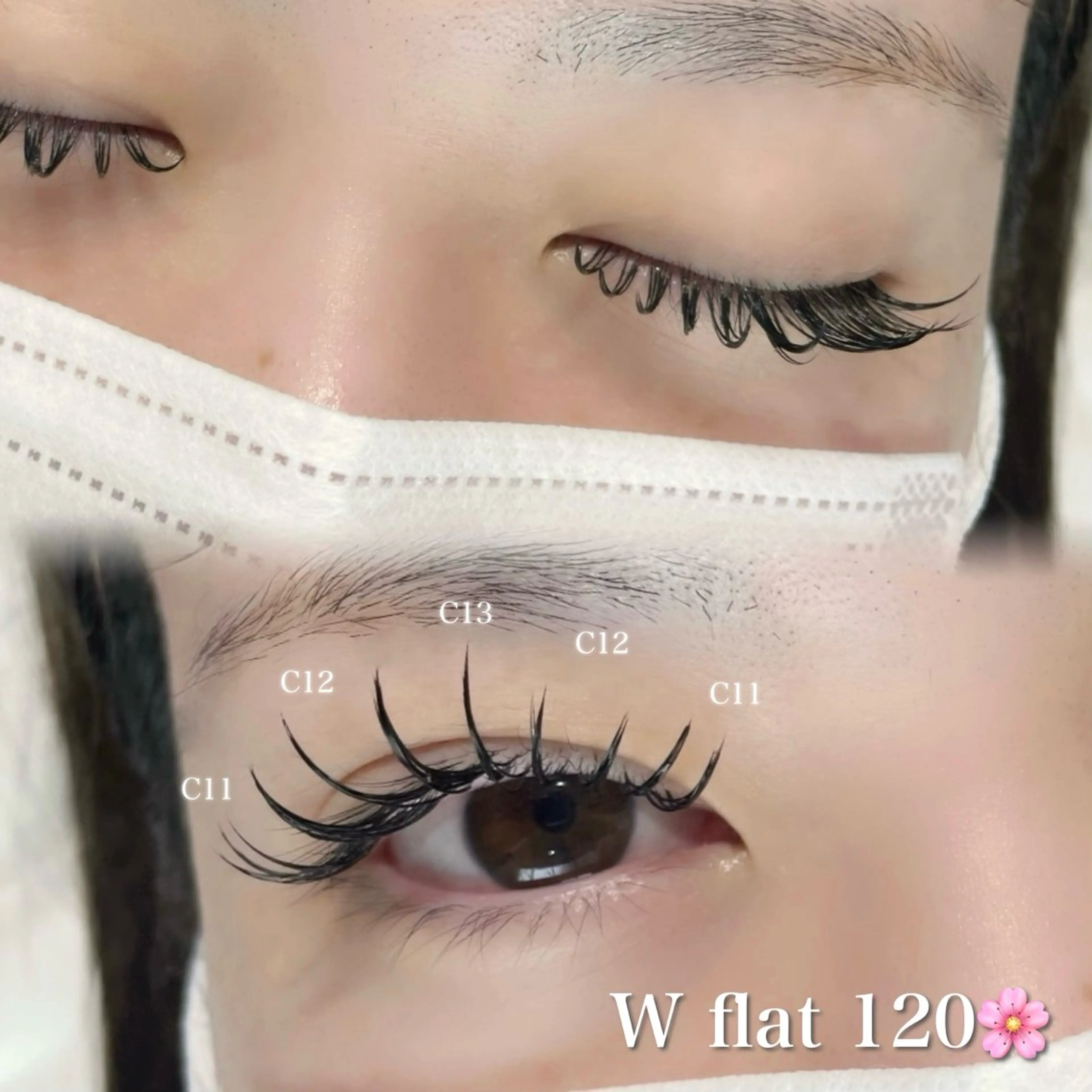 マツエク・マツパ フラットラッシュ Babel 北堀江店所属・Babel北堀江店 momokaのマツエク・マツパデザイン