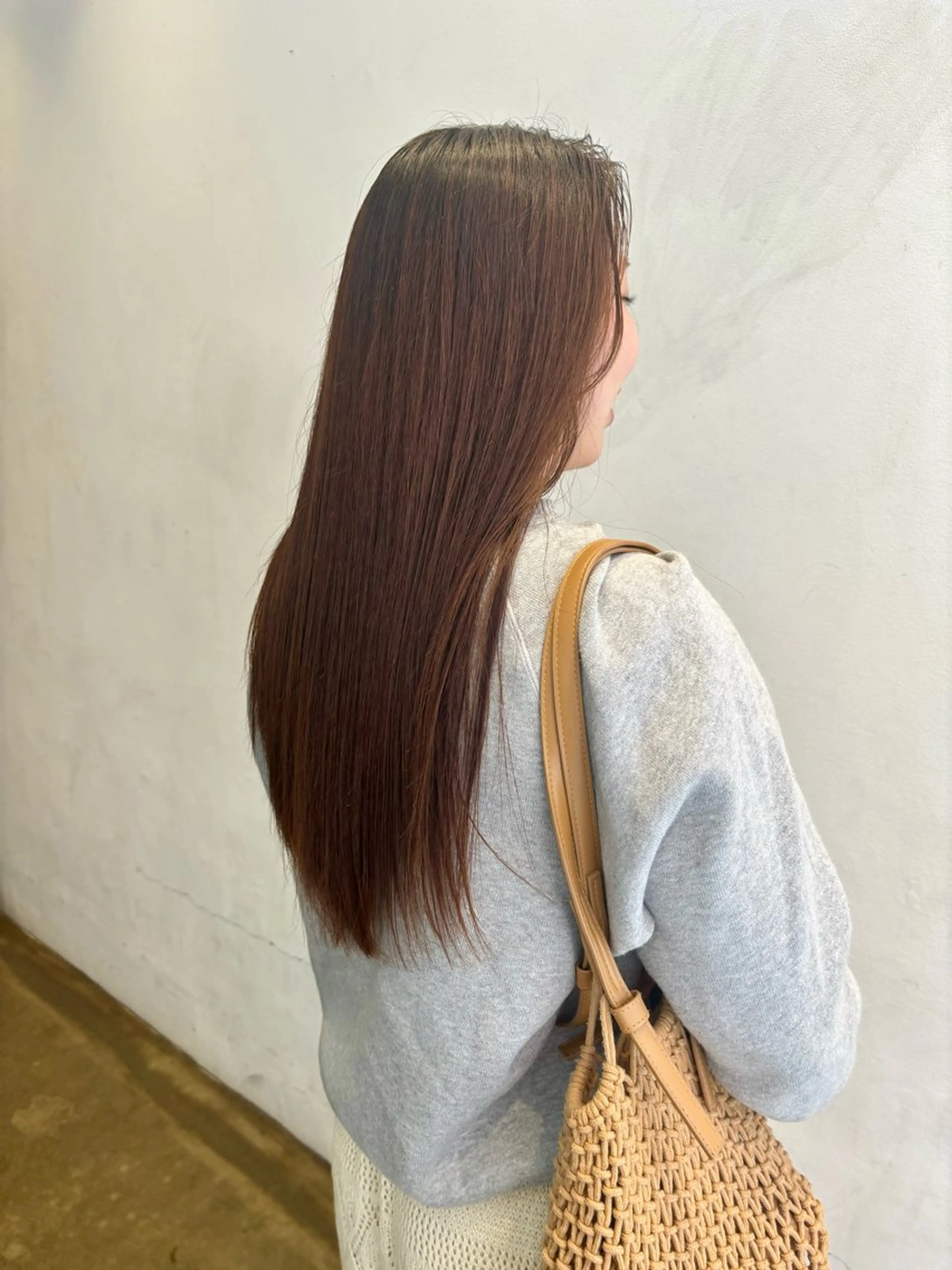ロング カラー パーマ ストレートパーマ iki所属・パーマstyle てるてるのヘアスタイル