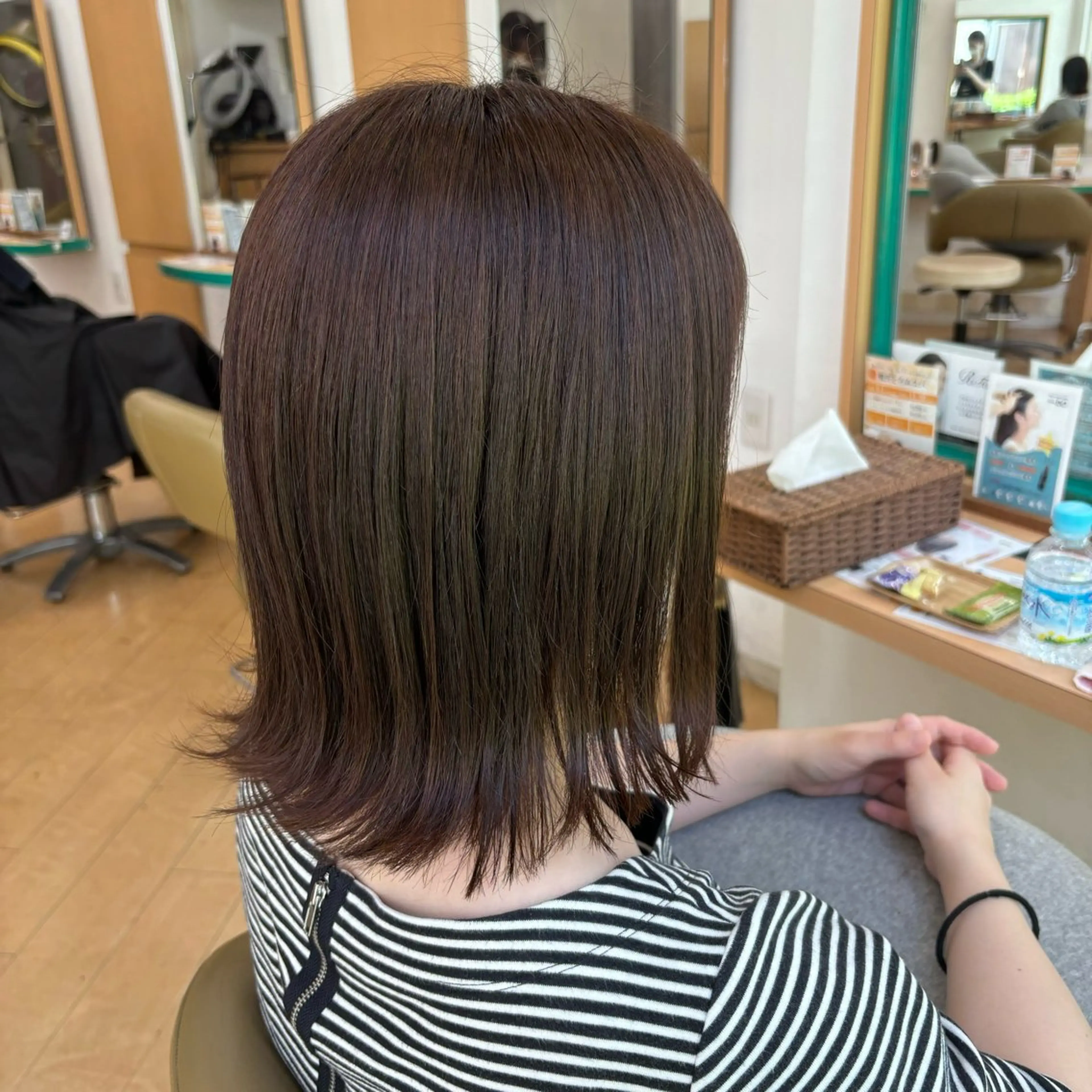 ミディアム カラー 🎀🤍芦澤 李音🤍🎀のヘアスタイル