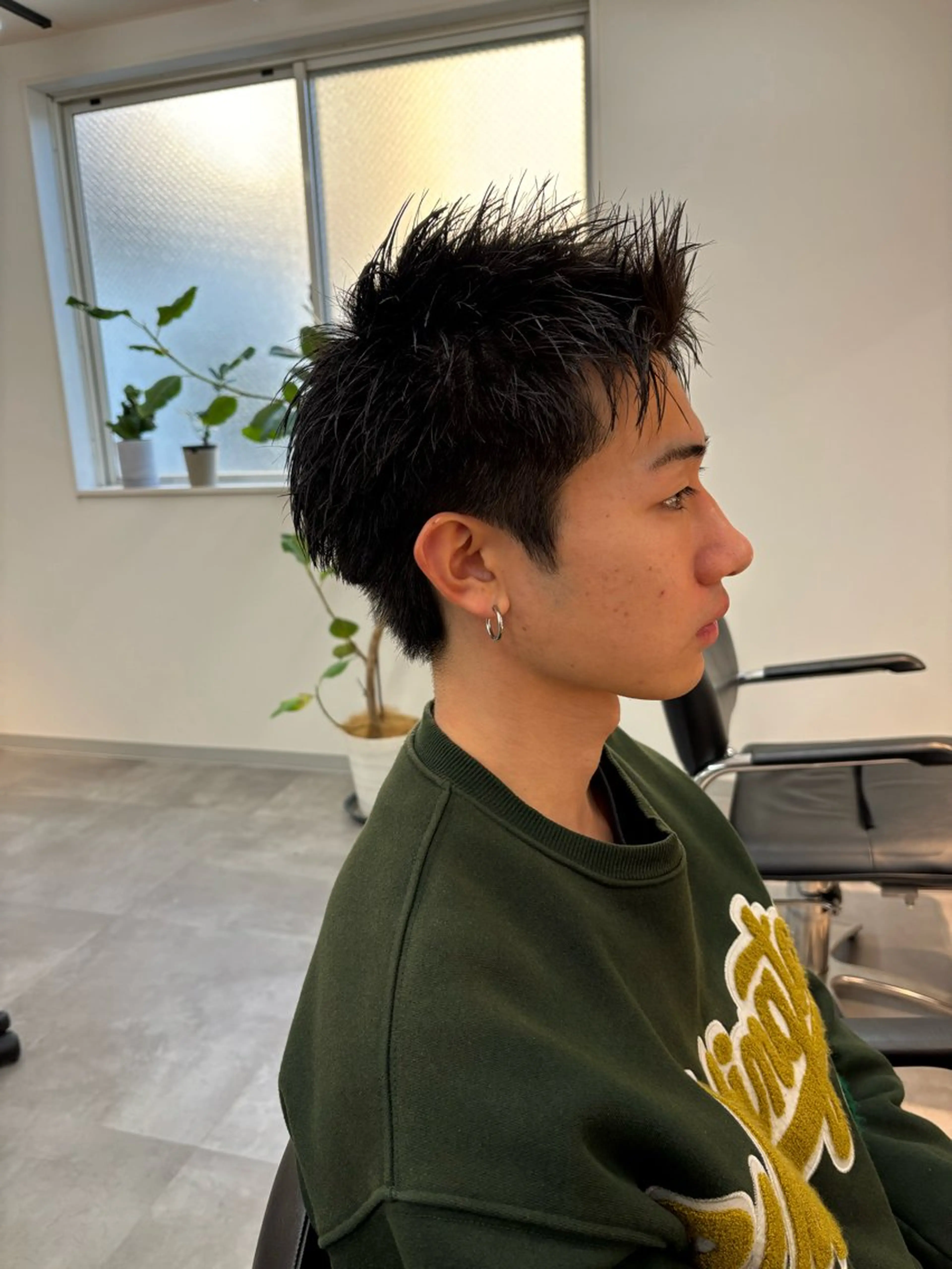 メンズ メンズショート スパイキーショート カット 保立/メンズカット 千葉駅フェザーパーマのヘアスタイル