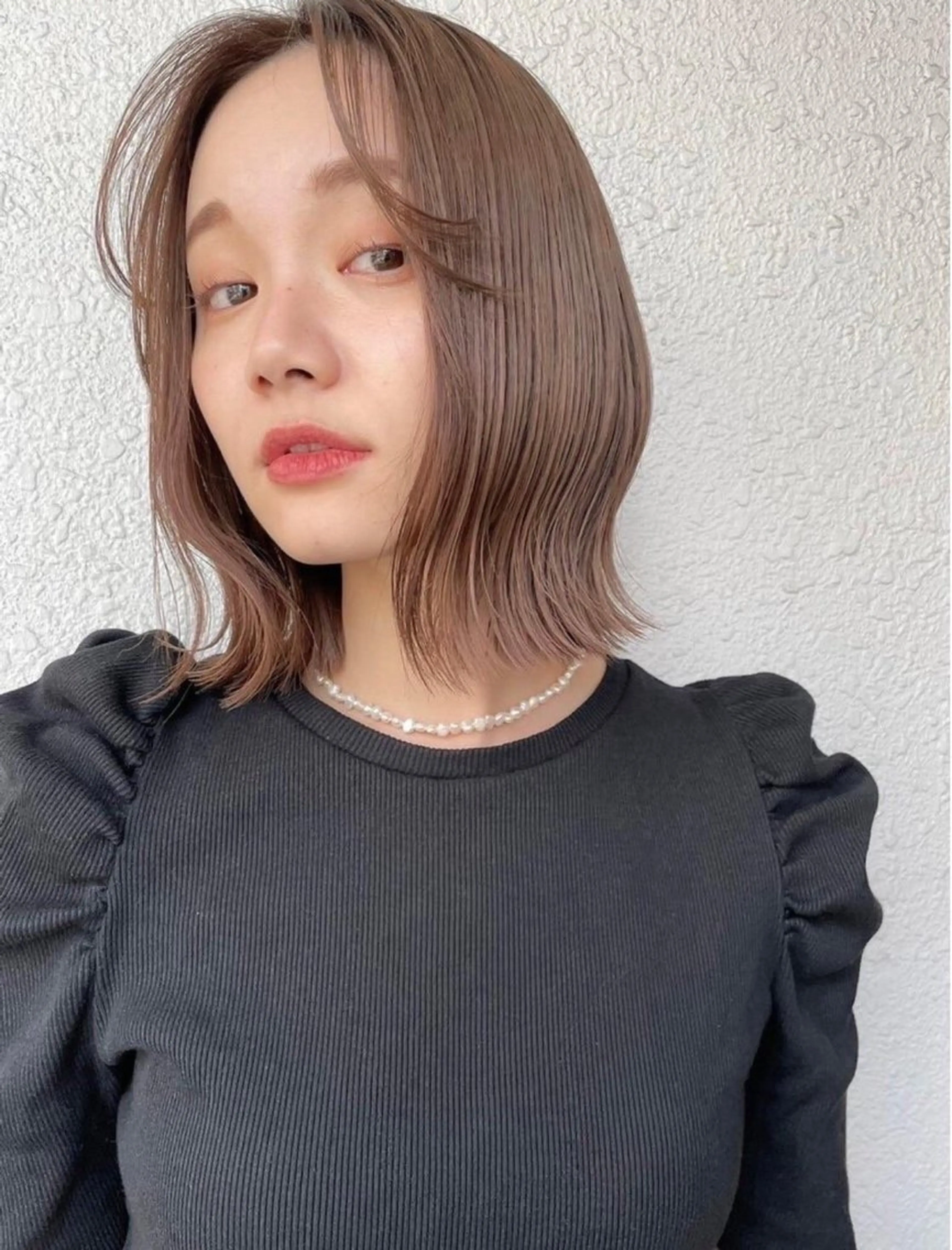 ショート カラー 透明感カラー🤎 中川智帆のヘアスタイル