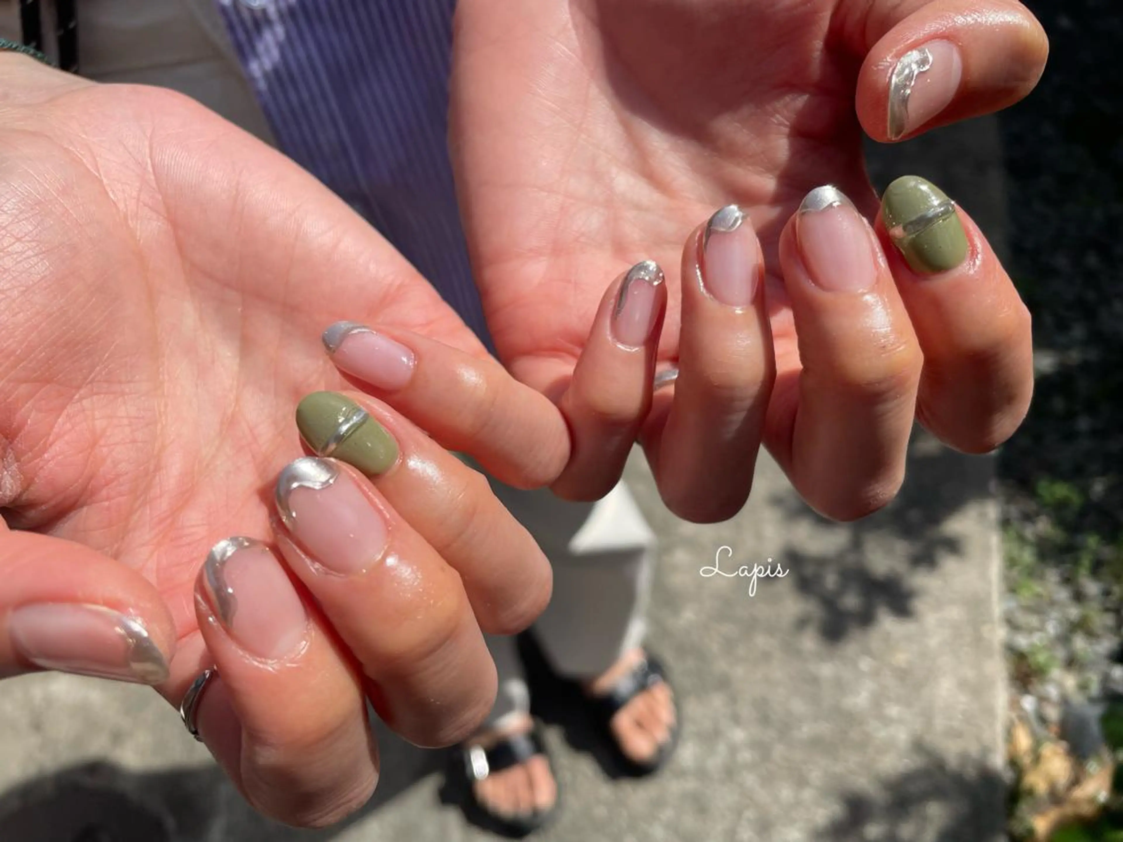 ネイル ハンドネイル Lapis *のネイルデザイン