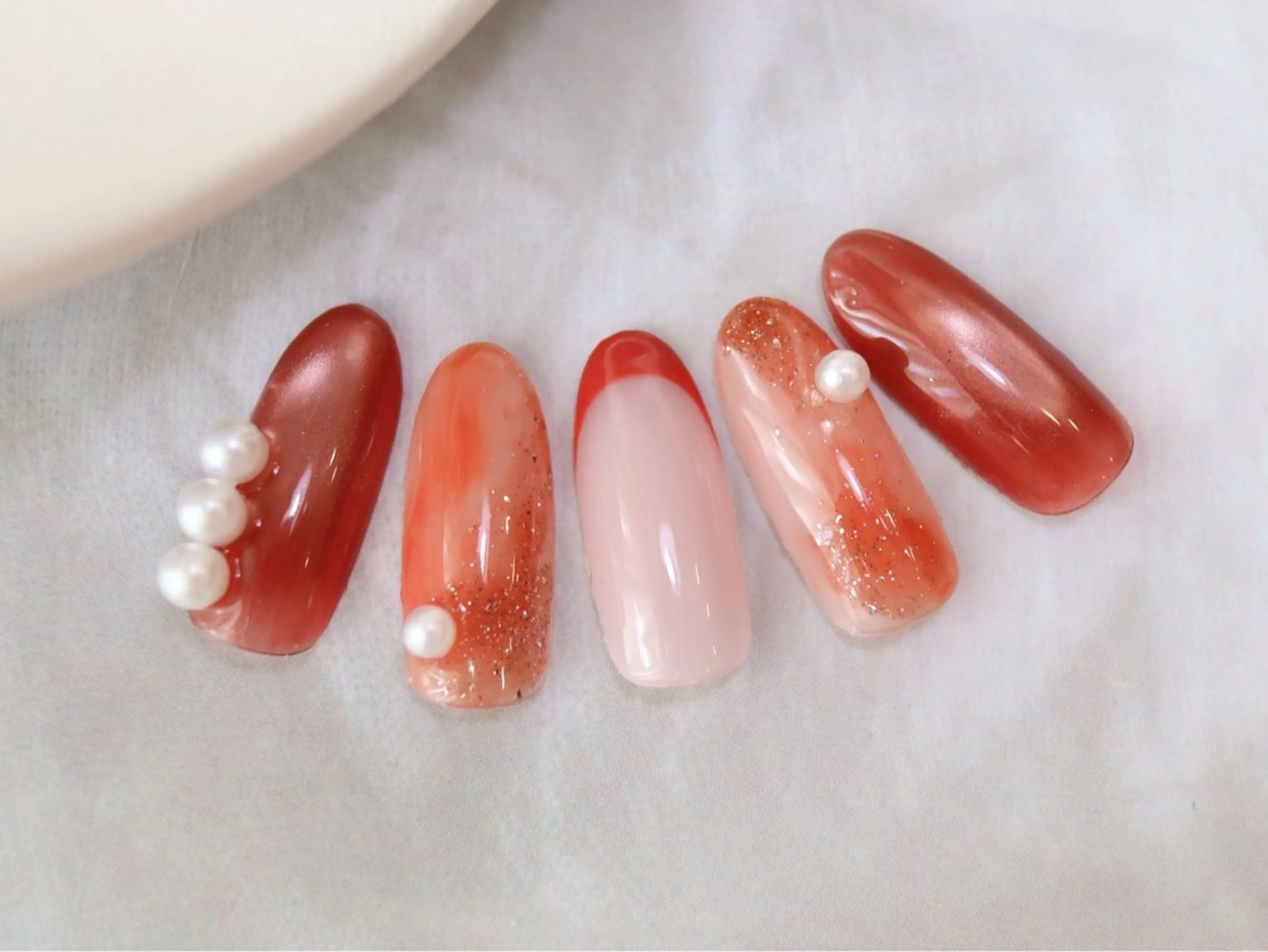 ネイル ハンドネイル TOPAZ恵比寿所属・Tsuno Nagisaのネイルデザイン