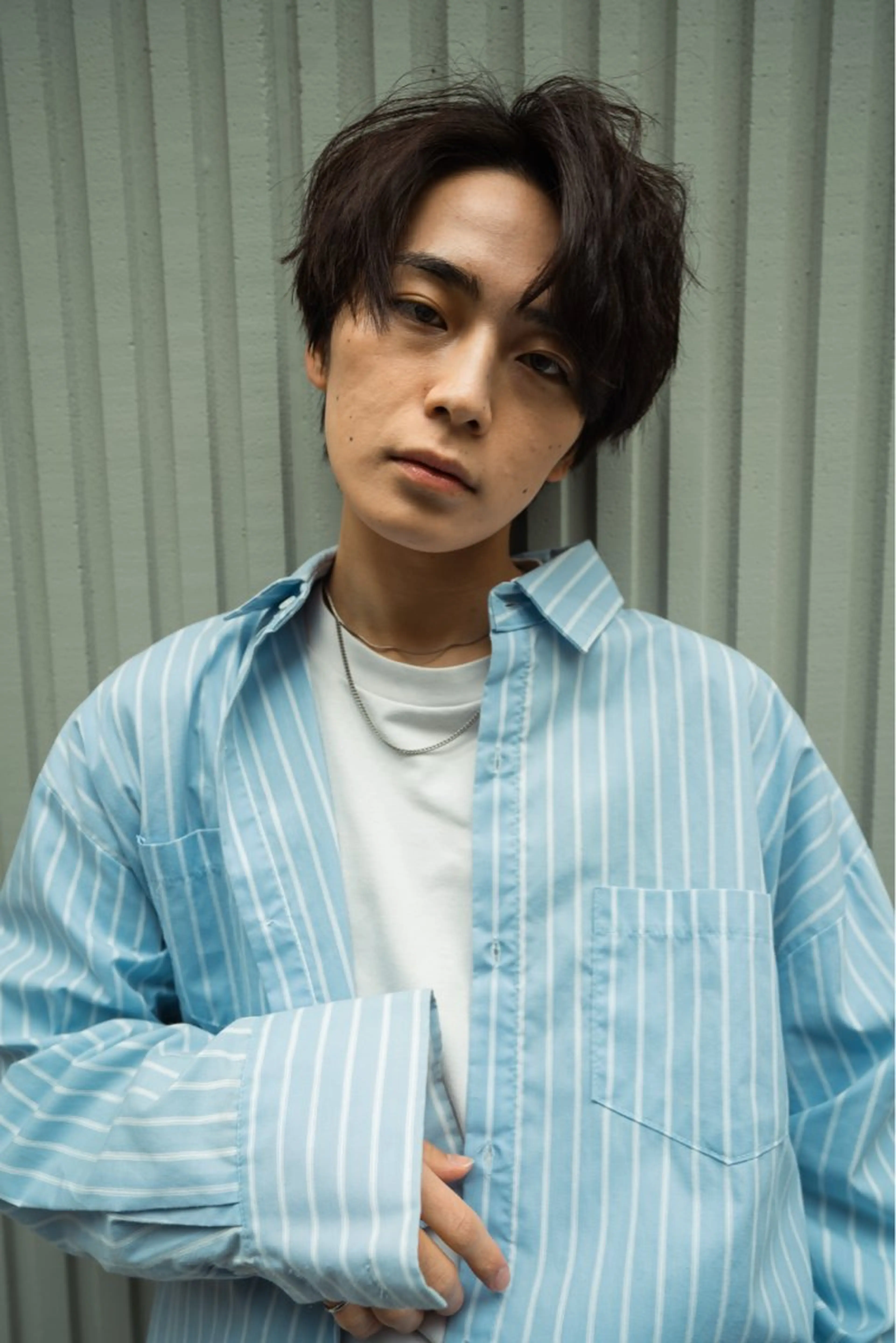 メンズ green登戸所属・GINJI ブリーチ　ハイトーンのヘアスタイル