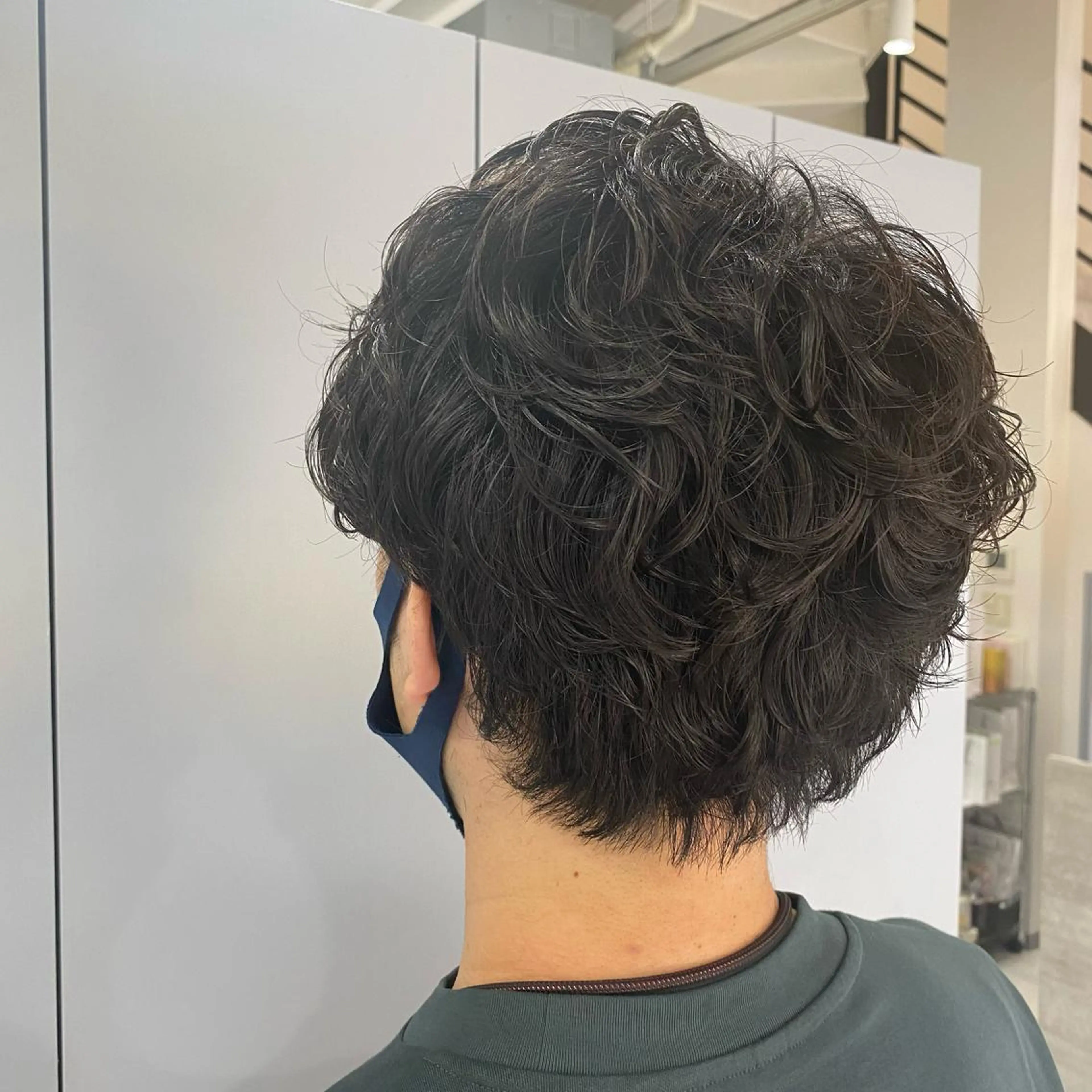 ミディアム カット パーマ 村山 豪歩のヘアスタイル