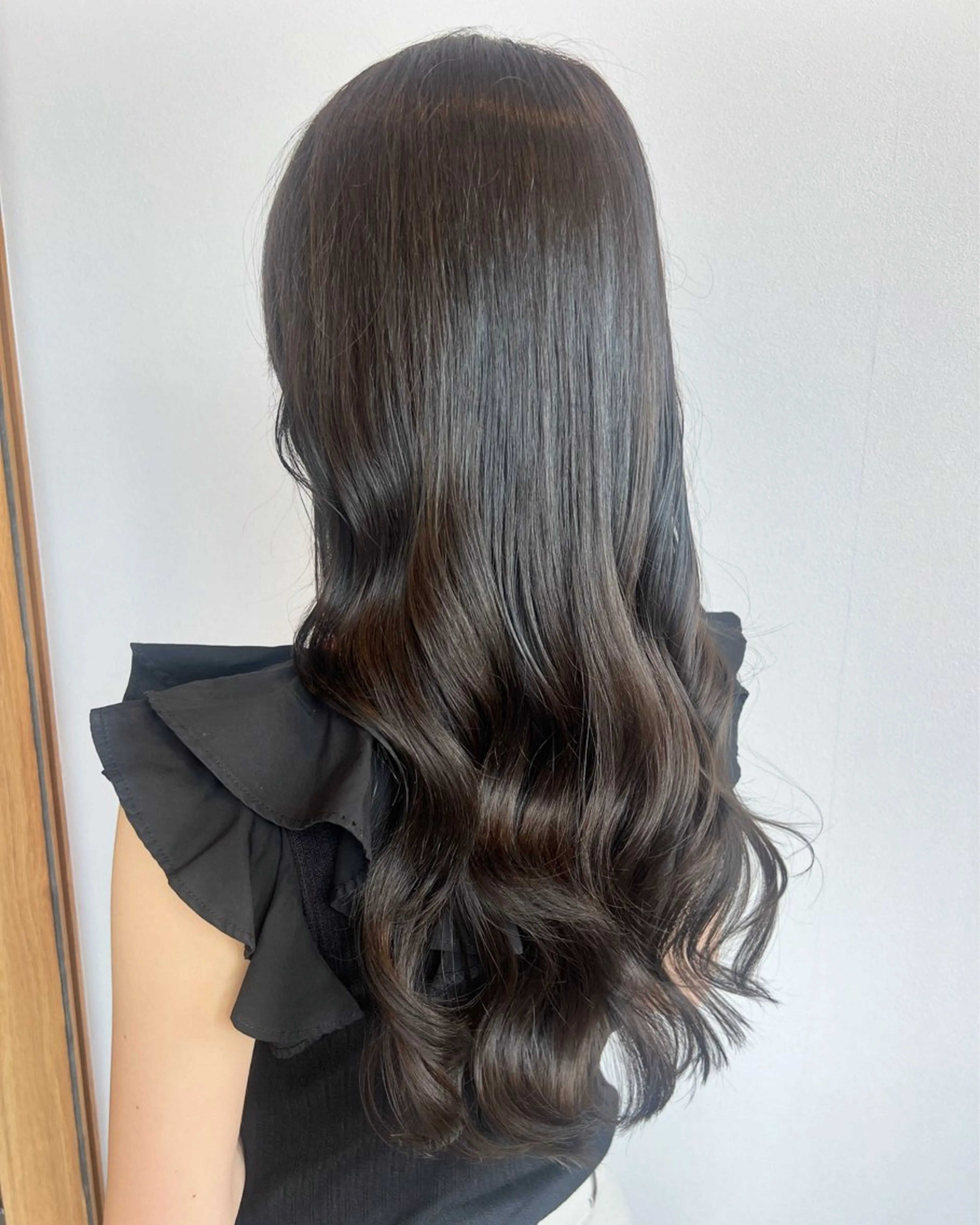 ロング カラー パーマ ヘアアレンジ メンズ カット ヘアカラー トリートメント ヘッドスパ Huu☁️ 池野里衣のヘアスタイル
