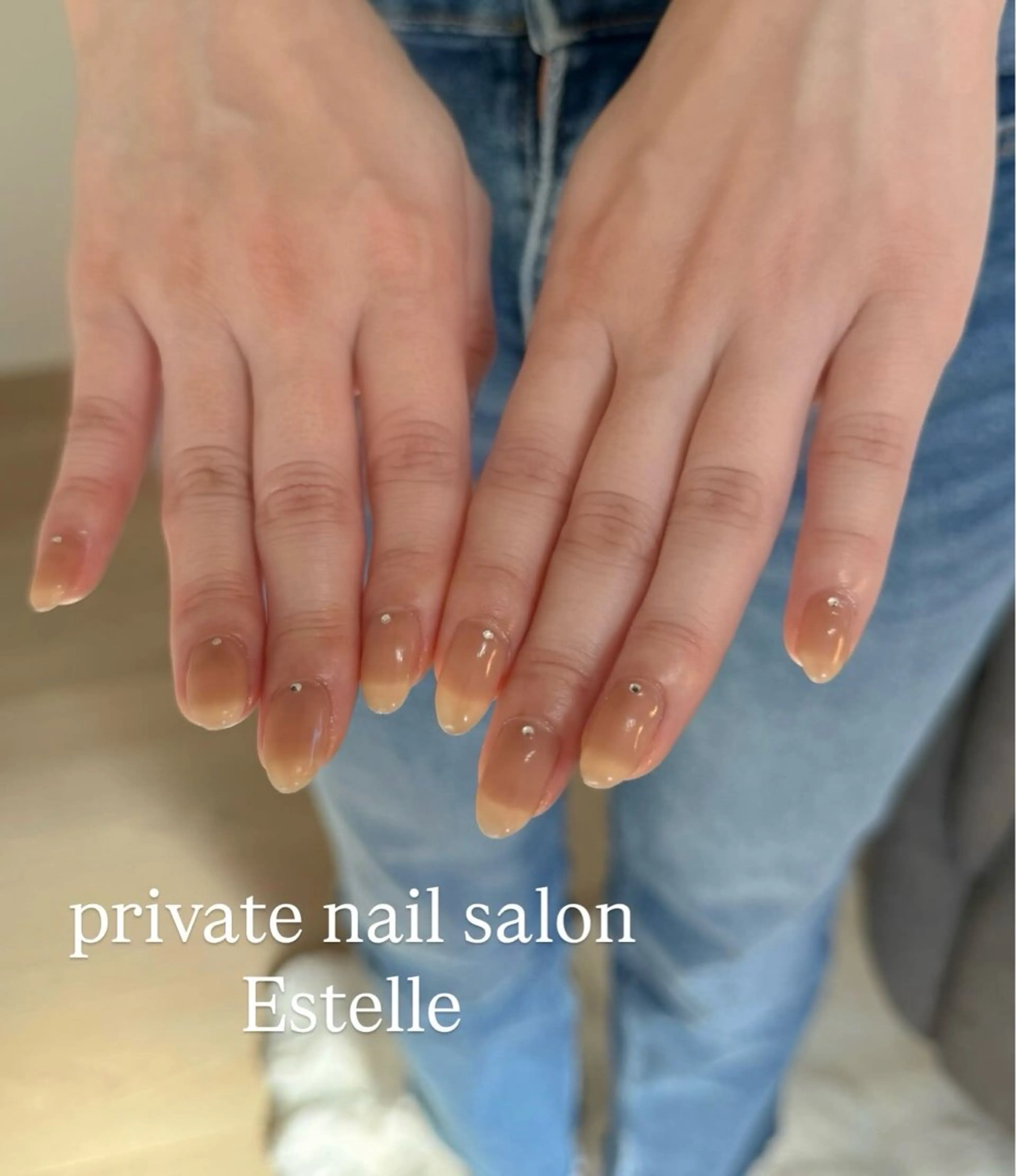 ネイル ラメ(グリッター) ワンカラーネイル シンプルネイル ストーンネイル ハンドネイル nail salon Estelleのネイルデザイン