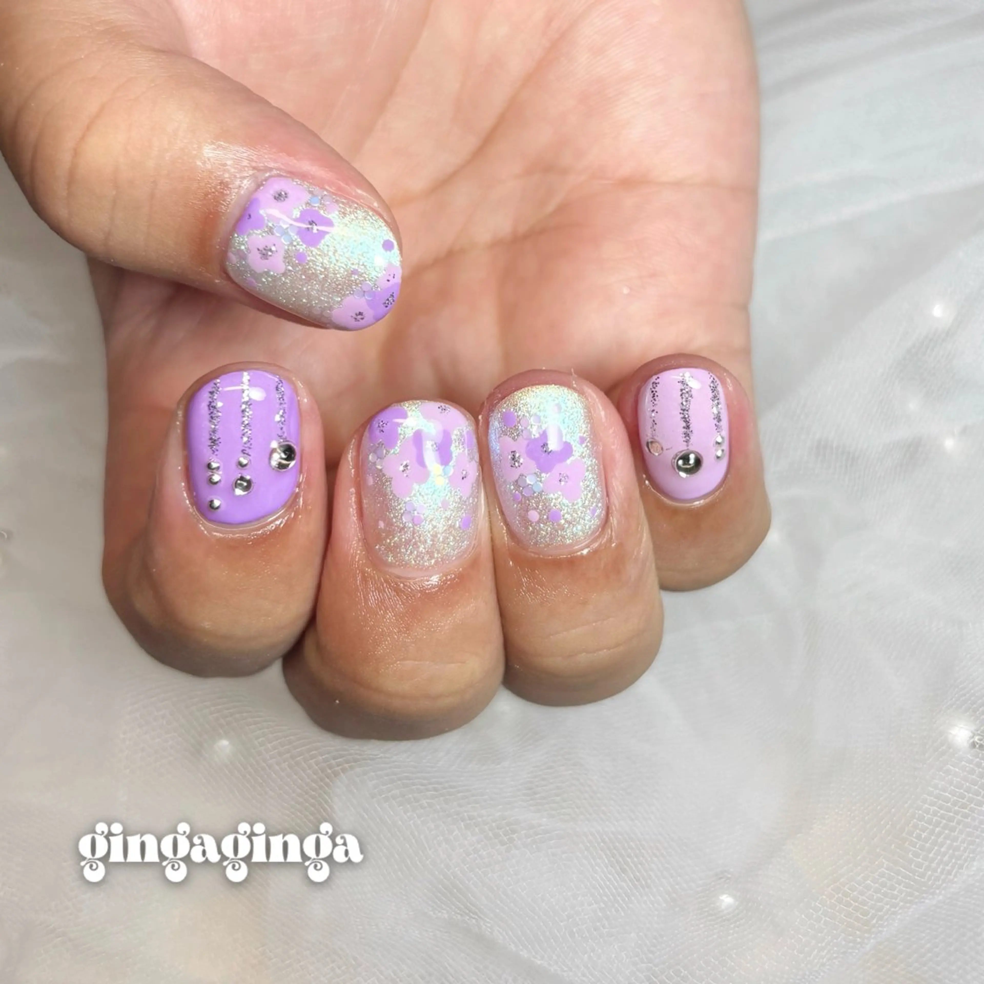 ショート ハンドネイル watanabe miyuuのネイルデザイン