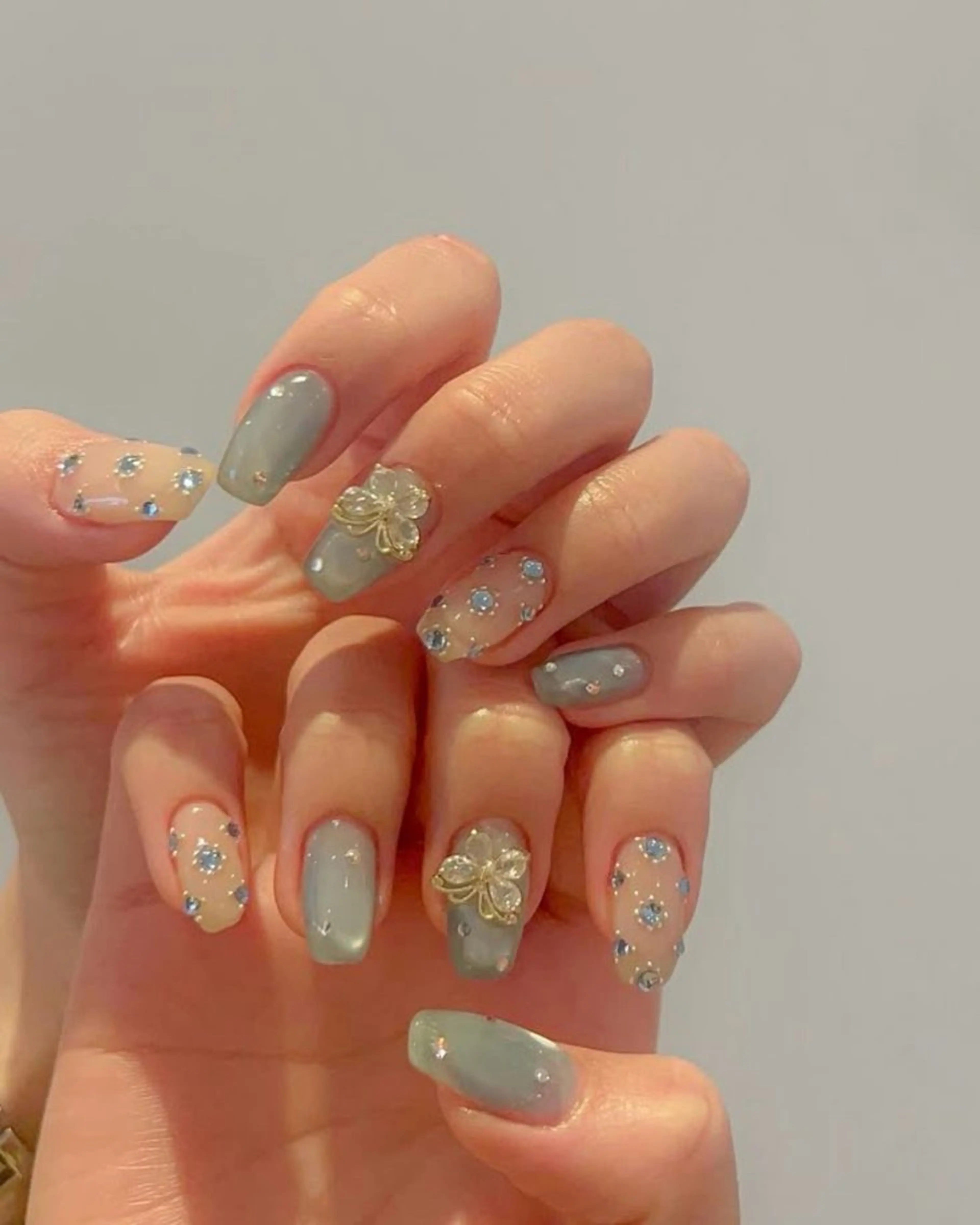 ネイル 韓国ネイル ワンホンネイル ハンドネイル ハンドケア Chang _Nailのネイルデザイン
