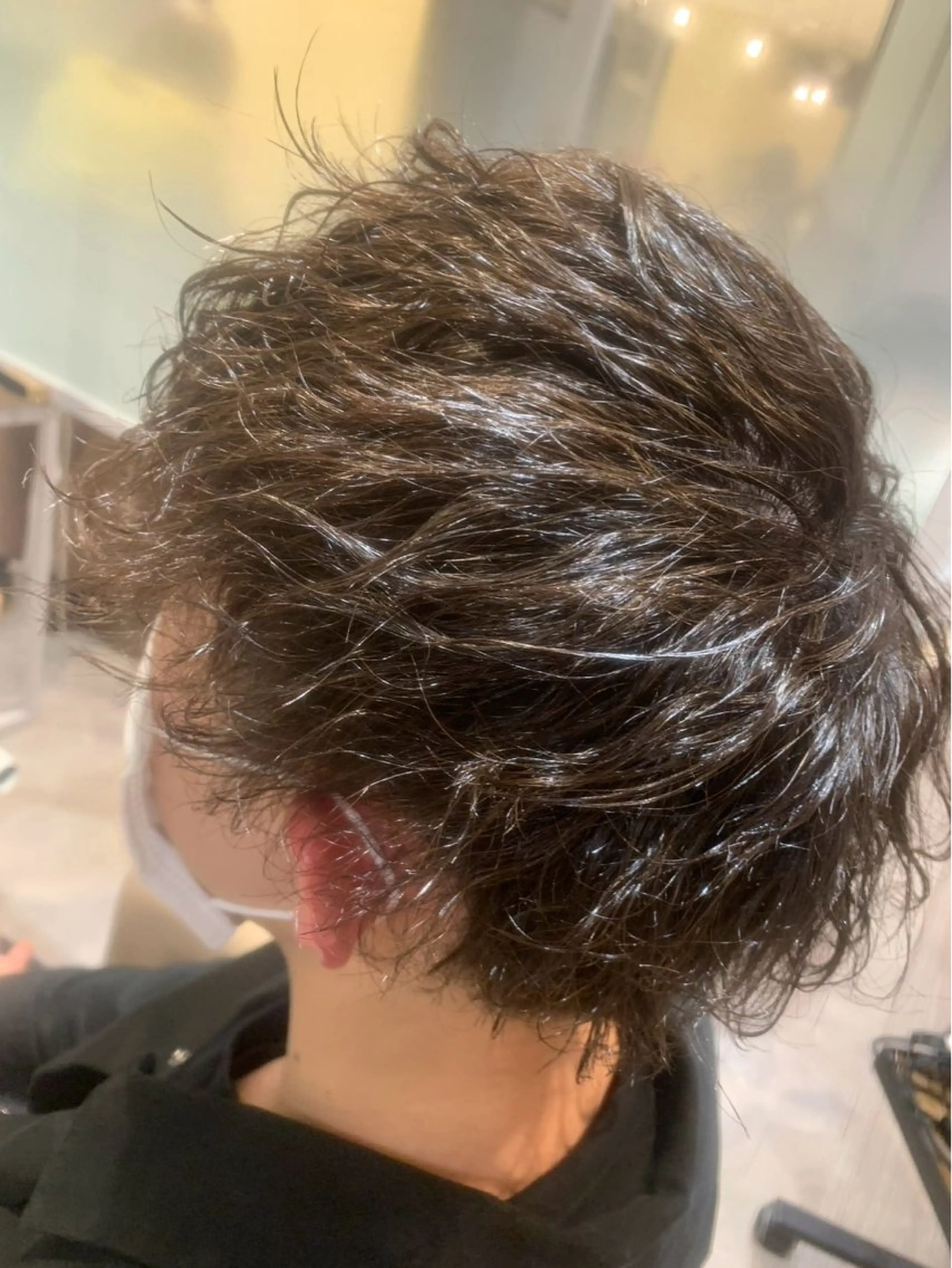 ショート パーマ メンズ メンズ/パーマ/ 竹内葵🤍のヘアスタイル