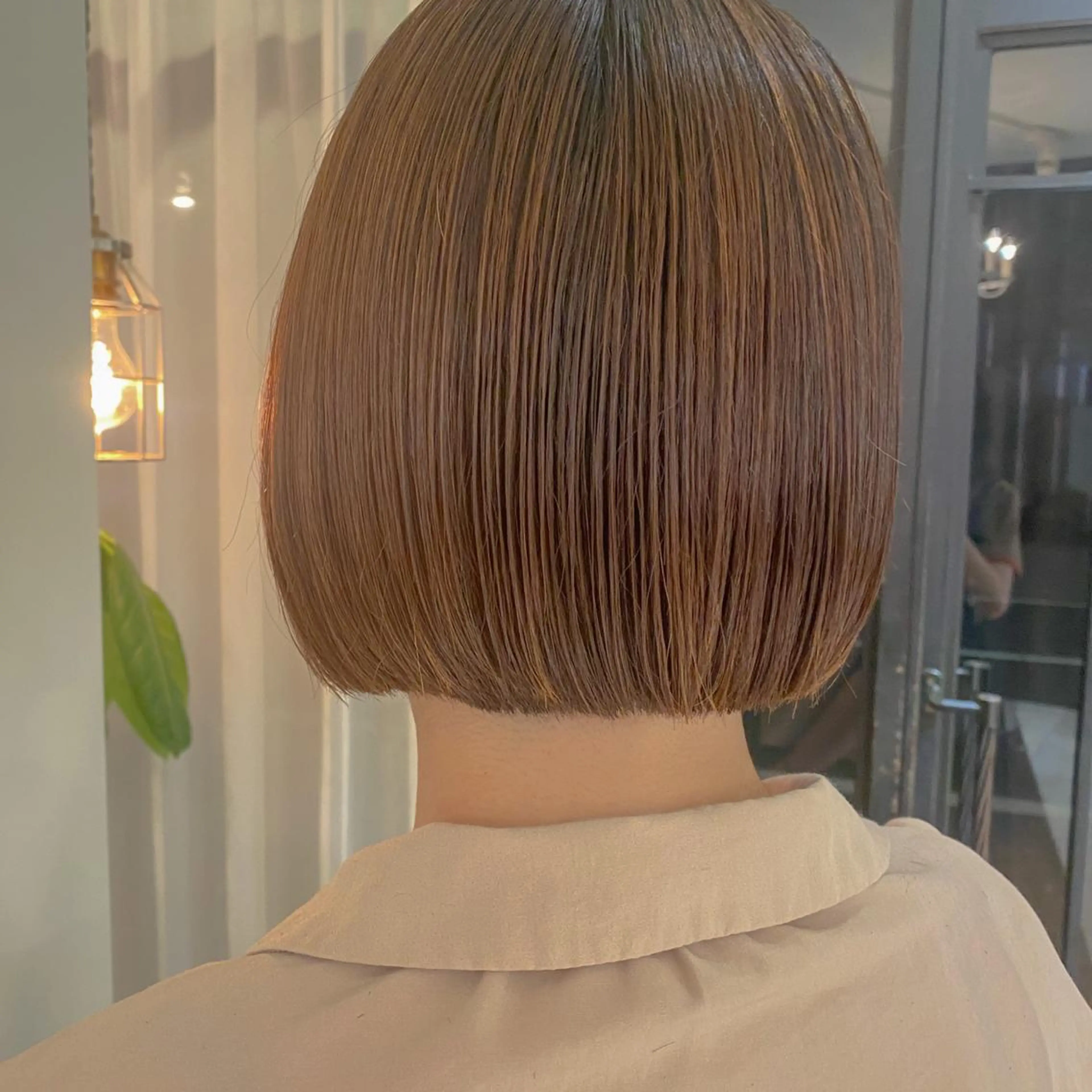 ショート 切りっぱなしボブ ボブ sava所属・🌈ケアブリーチ🌈 おぐまなつきのヘアスタイル