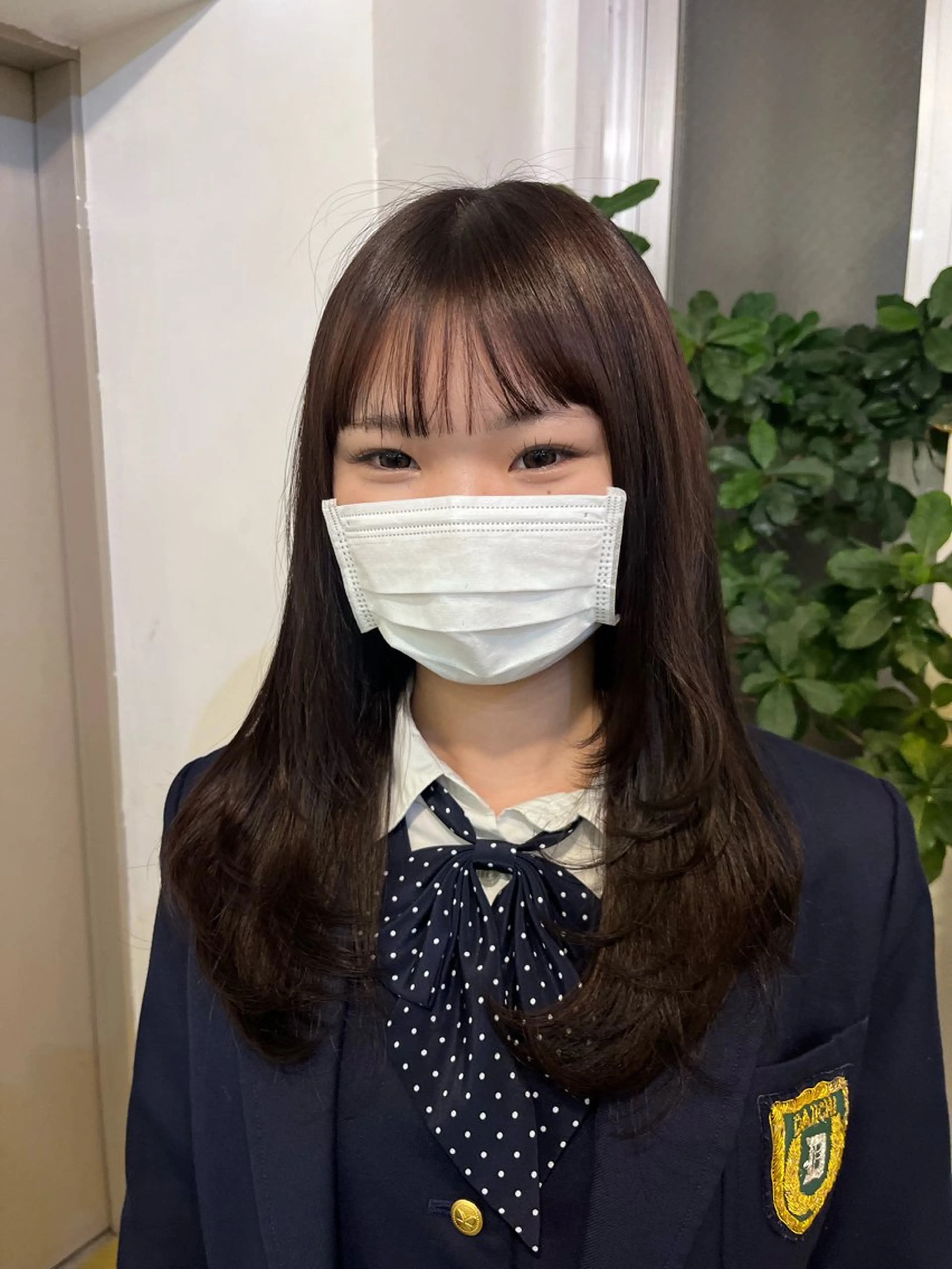 ミディアム ness 一花のヘアスタイル