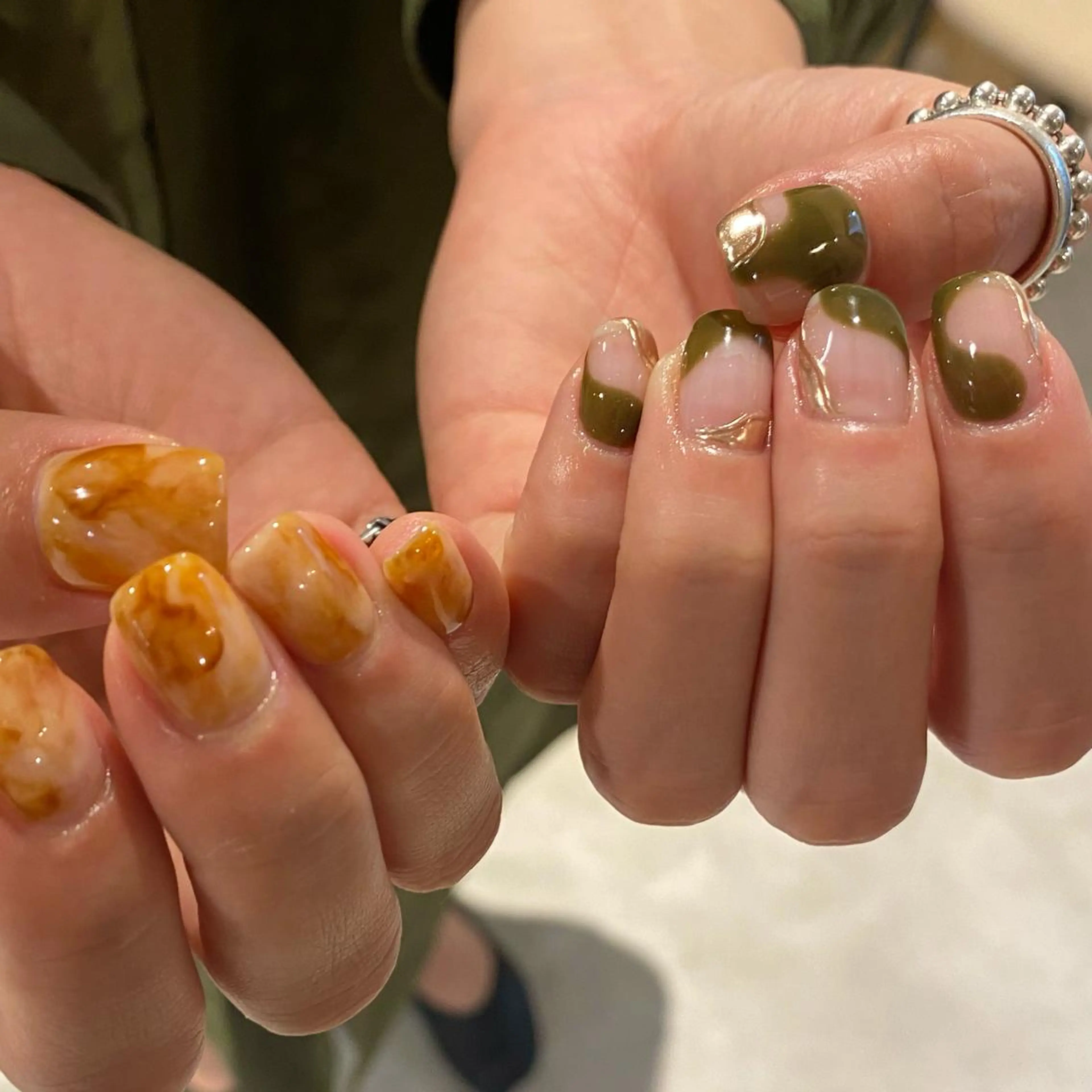 ネイル ニュアンスネイル ハンドネイル RINO AMANE nailのネイルデザイン