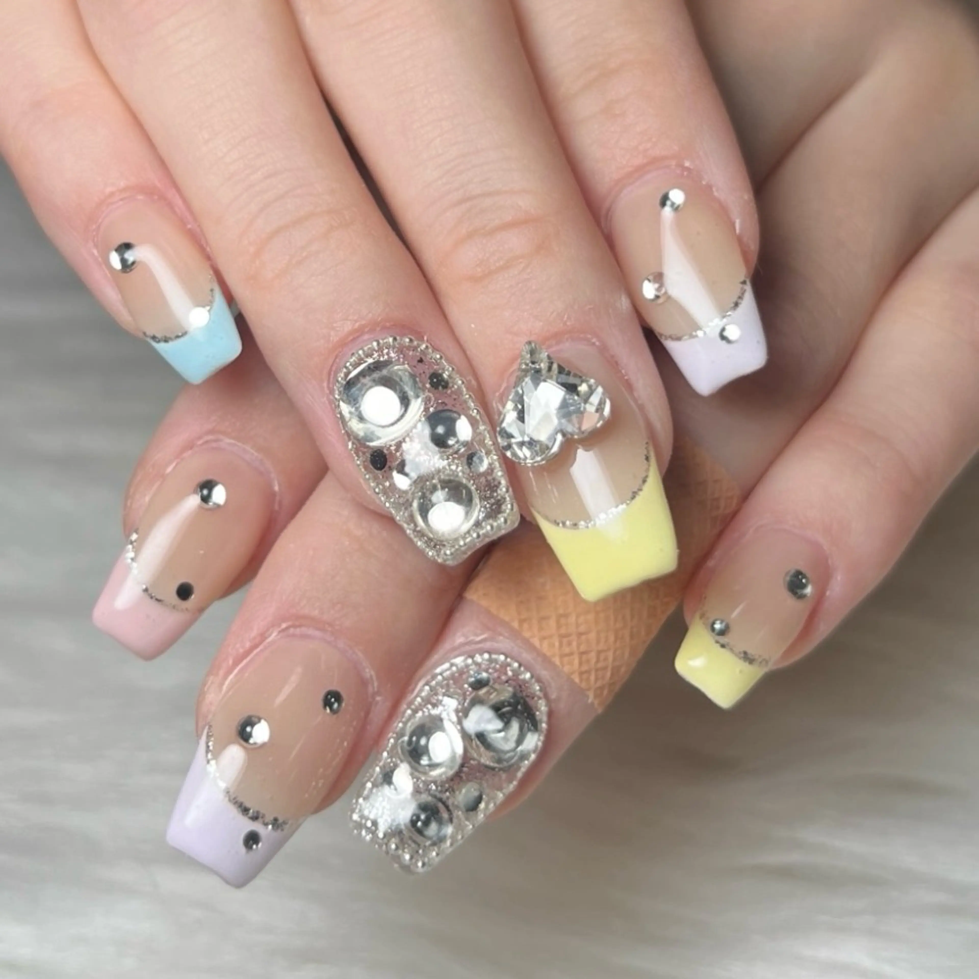 ネイル ハンドネイル 【Yappy🌈】 💖P-tanaのネイルデザイン