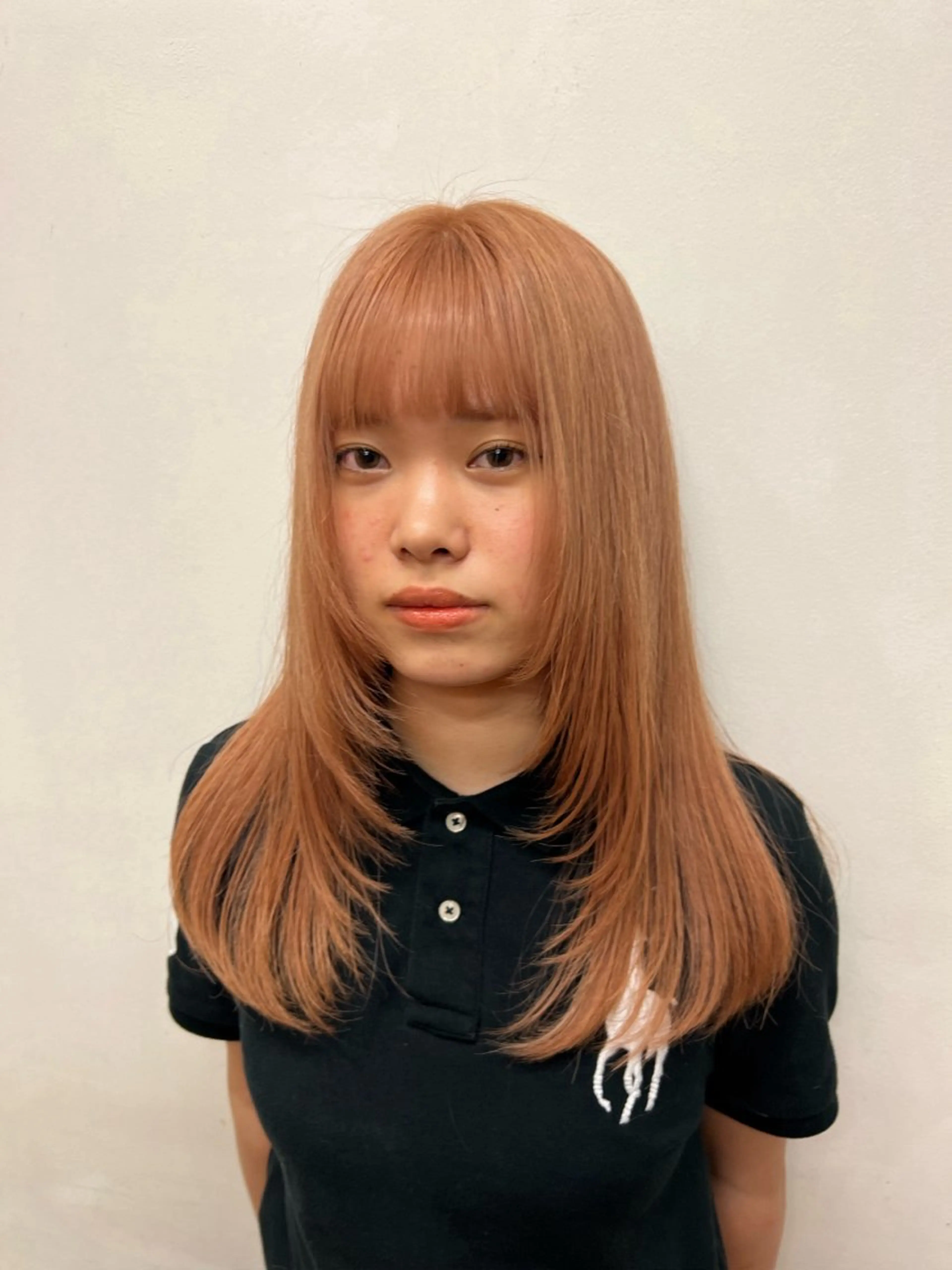 ロング レイヤーカット レイヤーカット/ パーマ‪/表参道のヘアスタイル