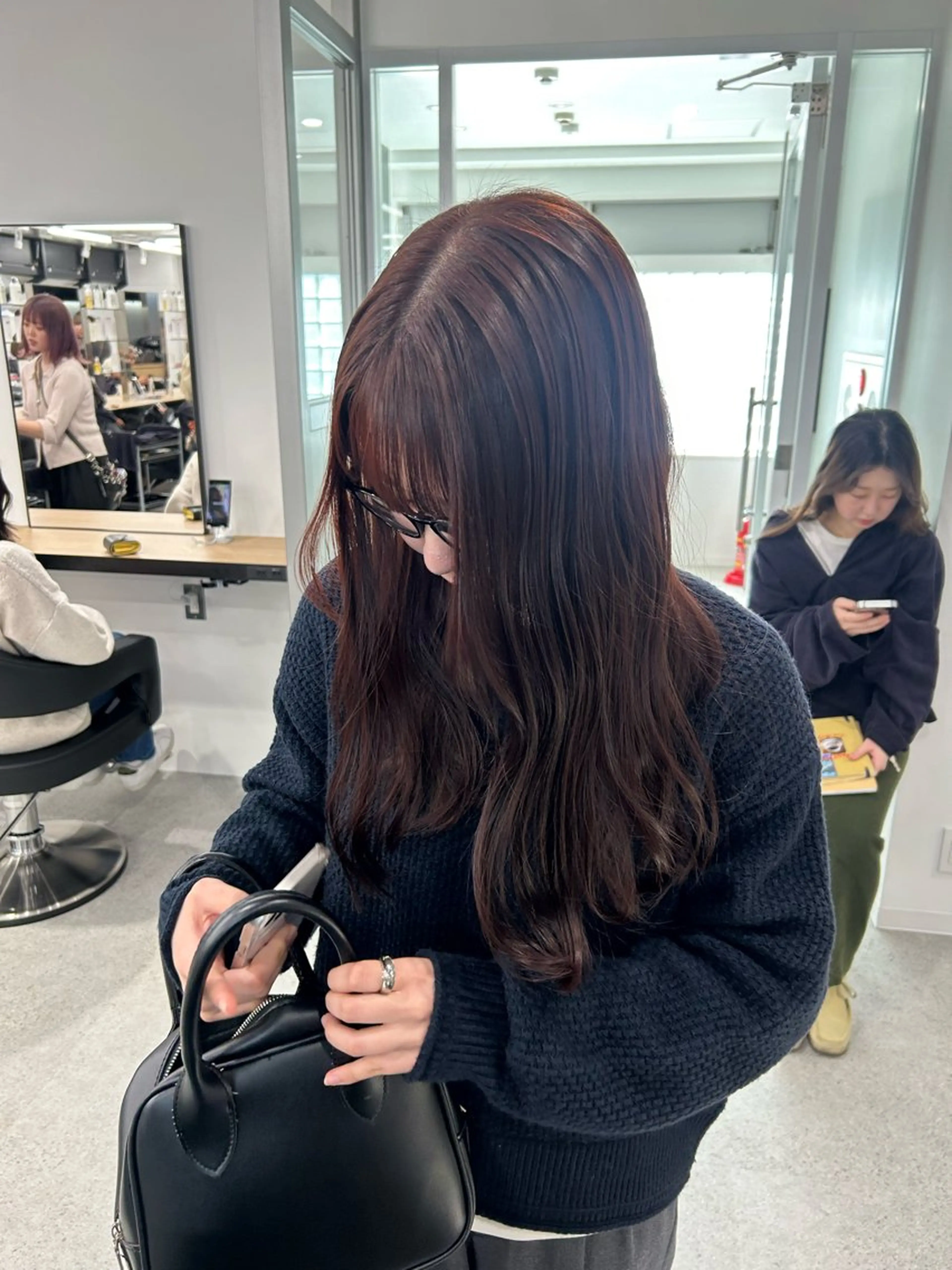 ロング カラー 愛結 暖色カラー🎀🩰のヘアスタイル