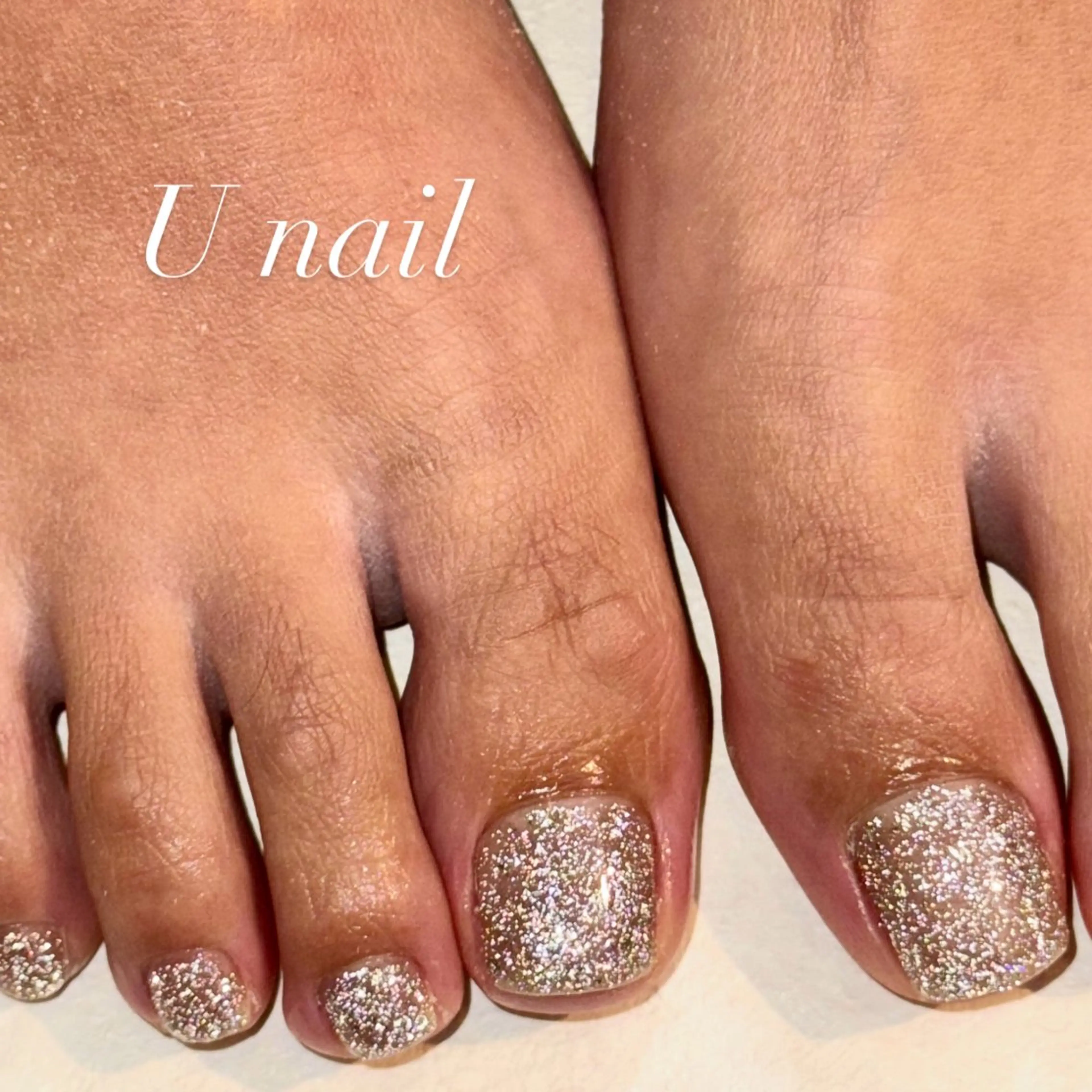 ネイル フラッシュネイル ジェルネイル フットネイル U nail所属・U nailのネイルデザイン