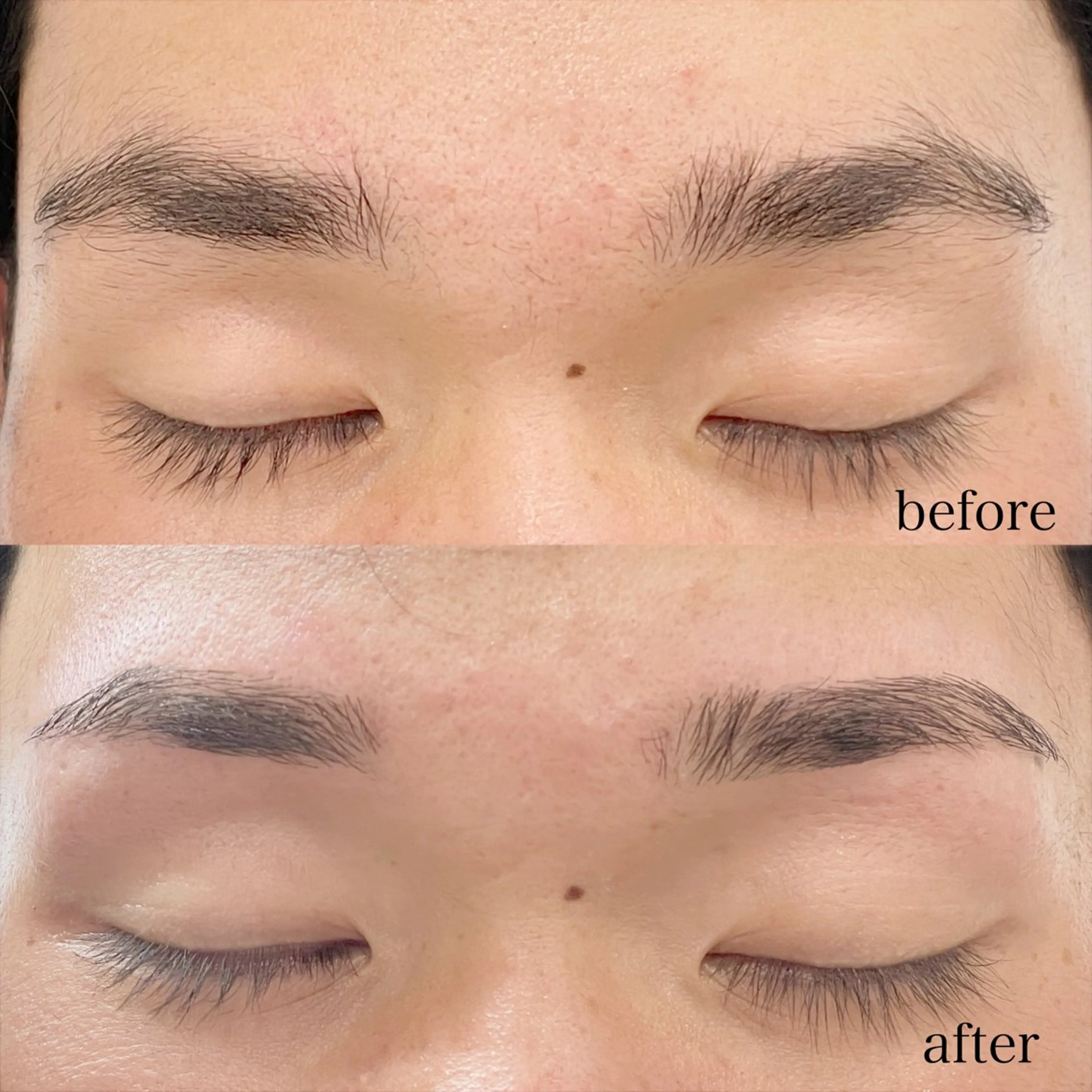 メンズ アイブロウ ワックス脱毛 beauty eye所属・中島 美月のマツエク・マツパデザイン
