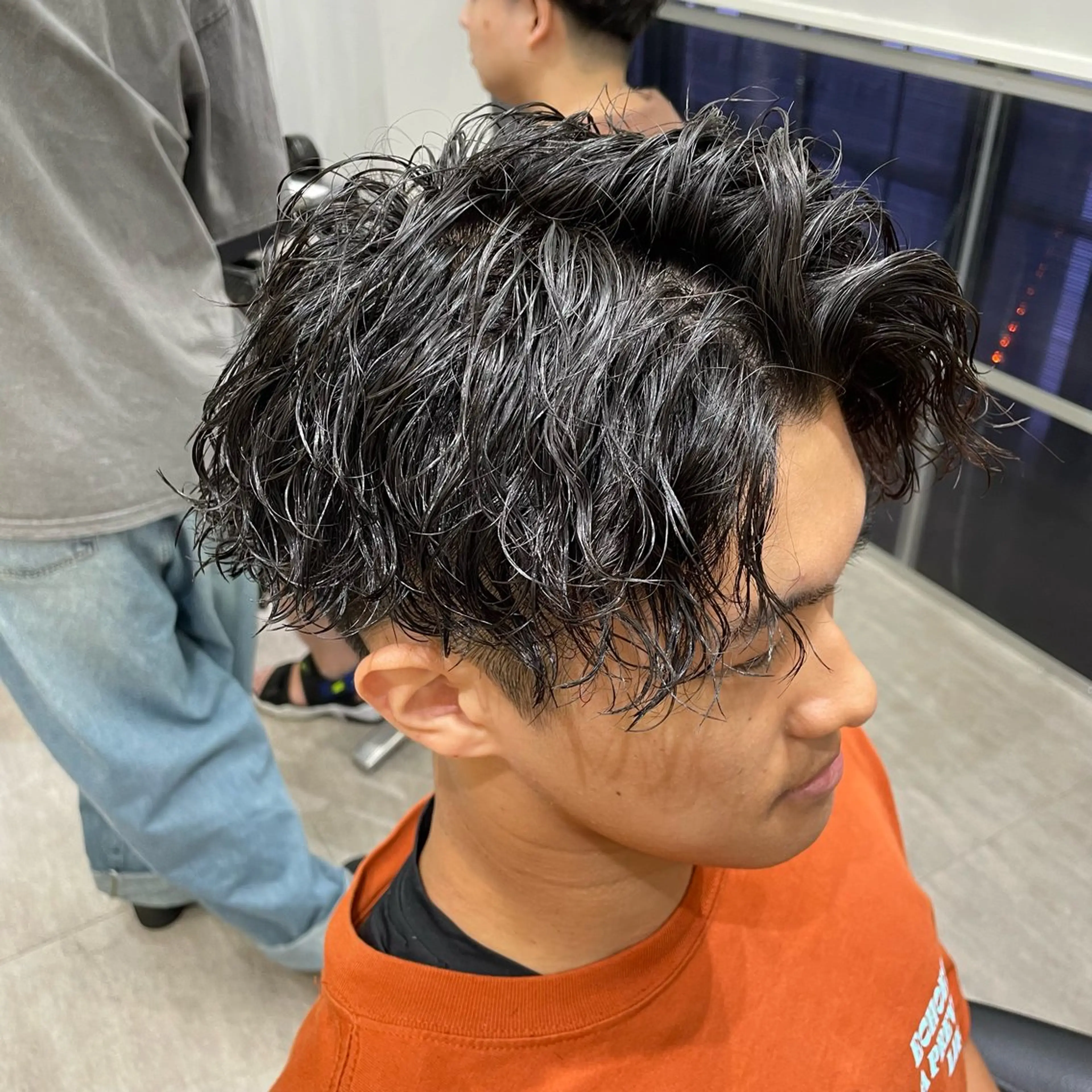 パーマ メンズ STUGS BARBERSHOP ByDAMDEE TOKYO 上野御徒町所属・メンズ専門💈 伊藤輝のヘアスタイル