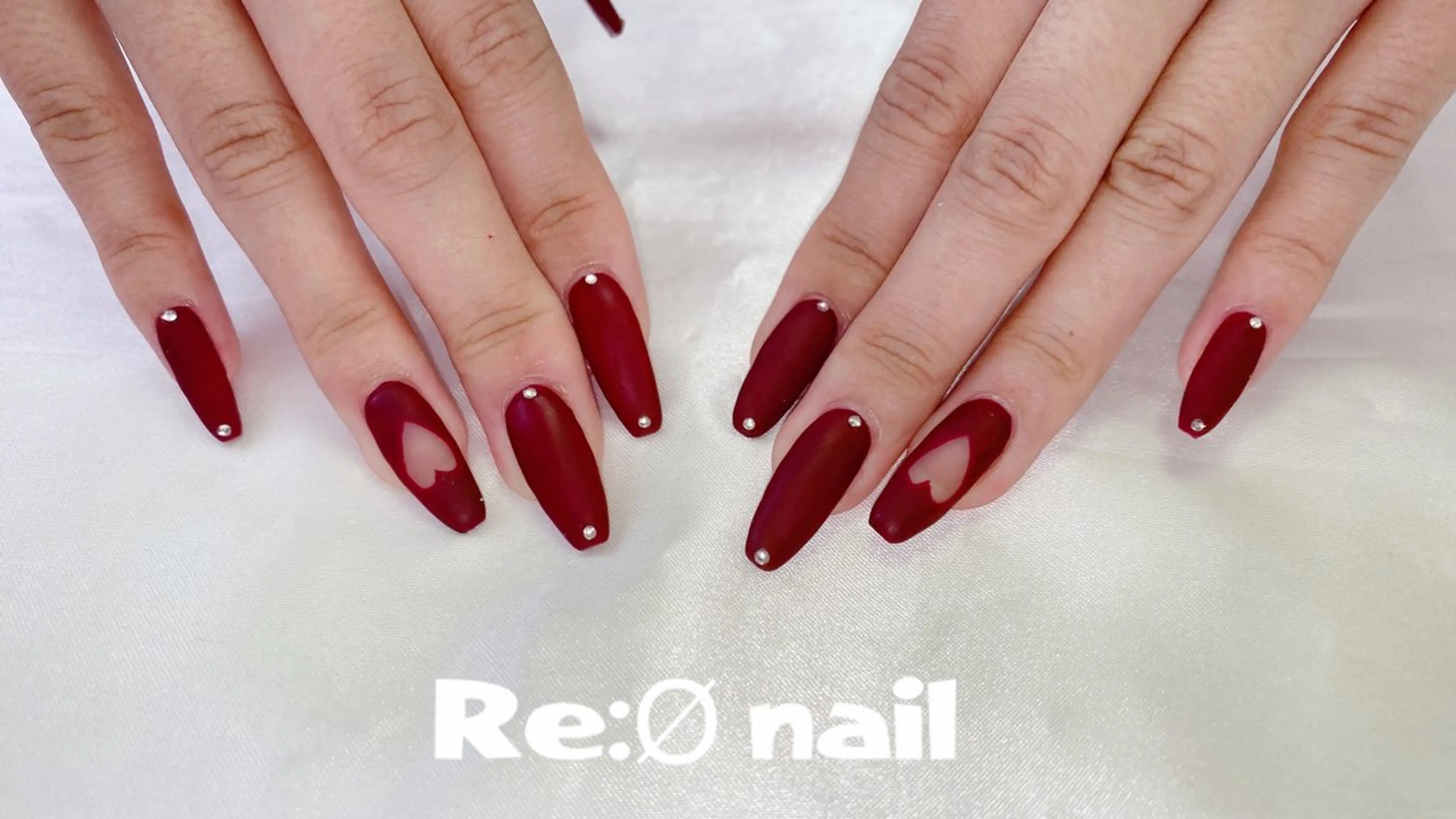 ネイル マットネイル ハンドネイル Re:Ø nail 🩵TSUJIのネイルデザイン