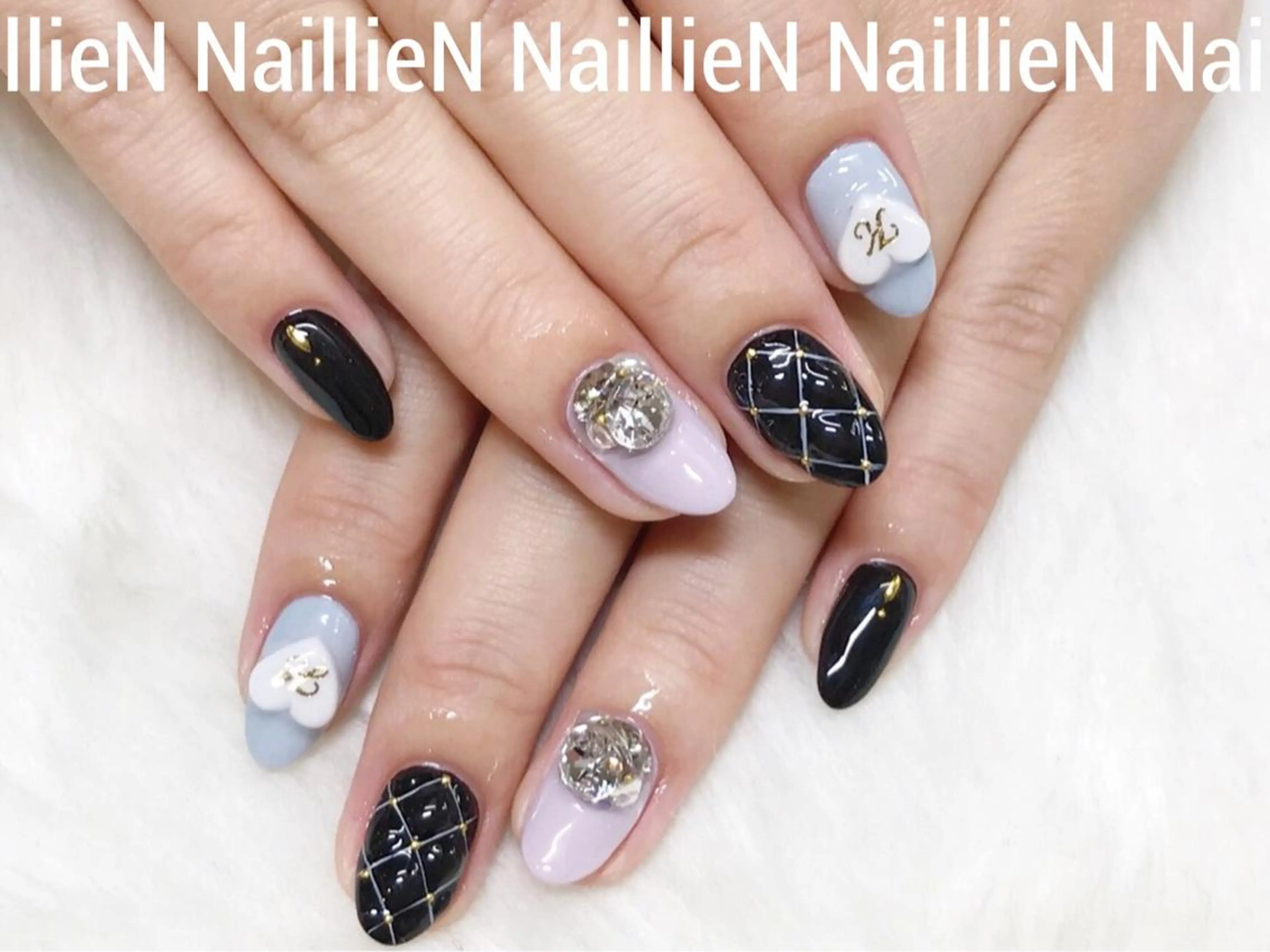 ネイル ハート ハンドネイル Nail lieNのネイルデザイン