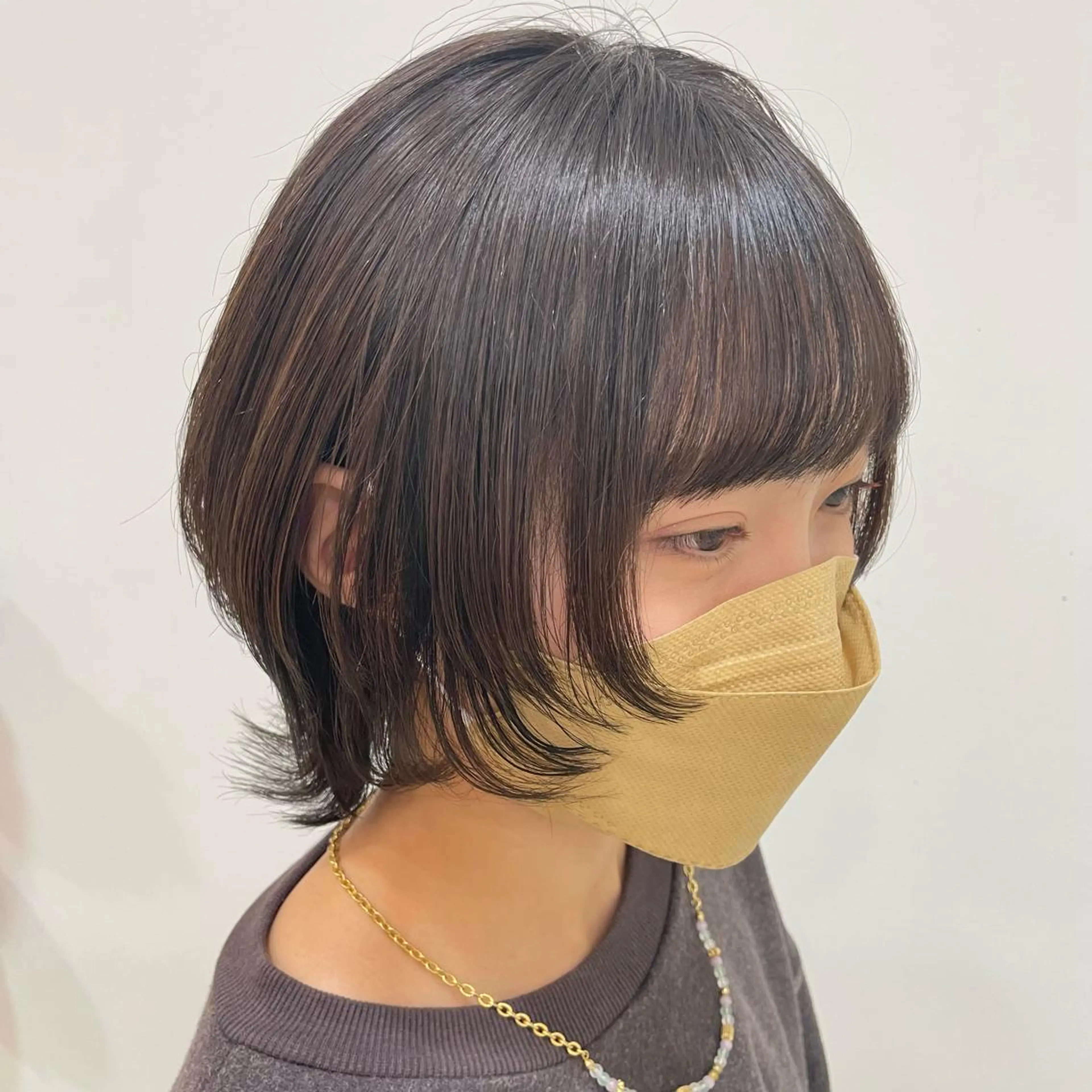 ショート カラー ボブ 外ハネヘア ウルフカット ウルフボブ L.E.M泉中央店長 小野寺優斗のヘアスタイル