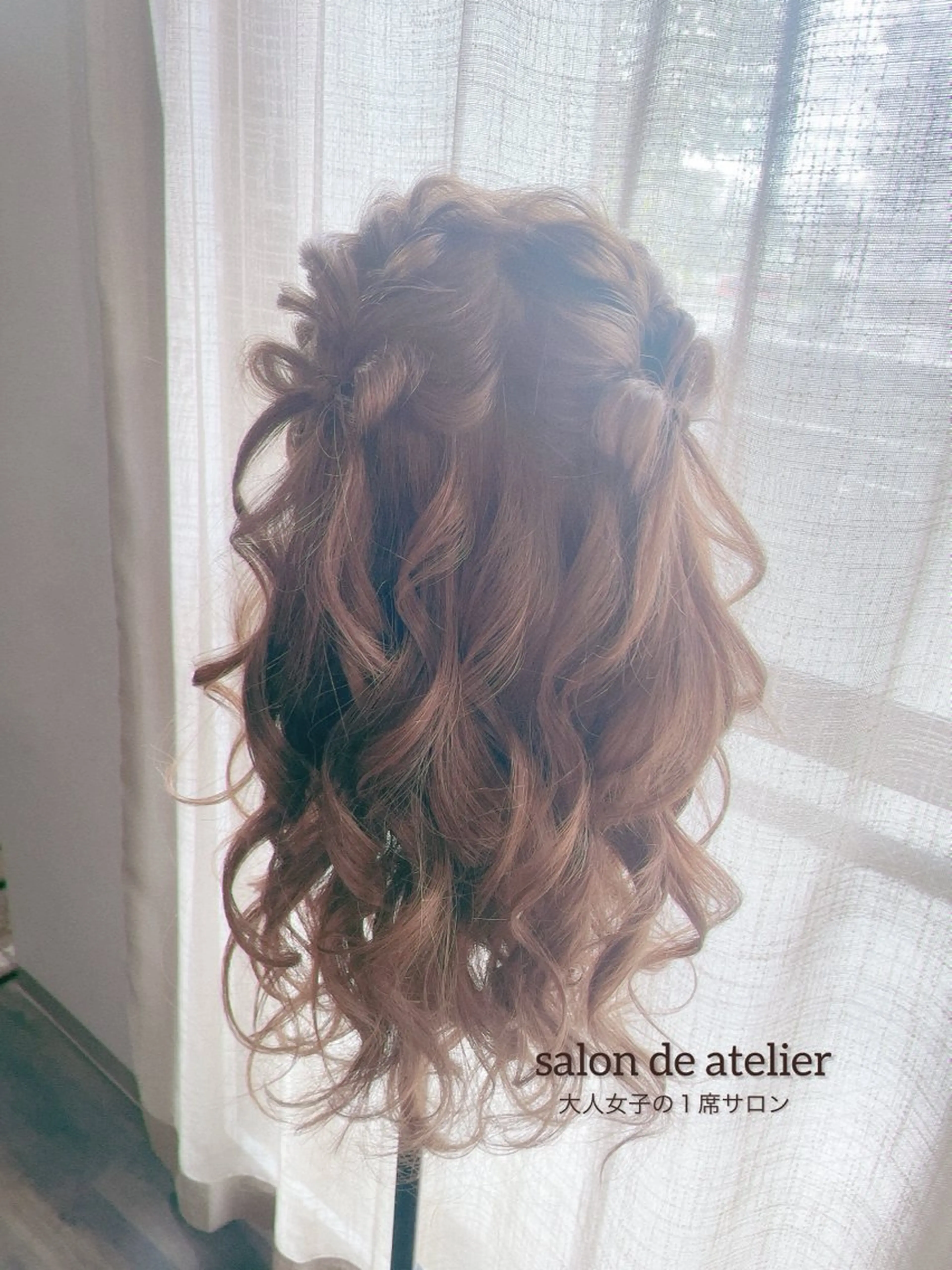 ヘアアレンジ ヘアセット サロンデアトリエ 愛沙花のマツエク・マツパデザイン